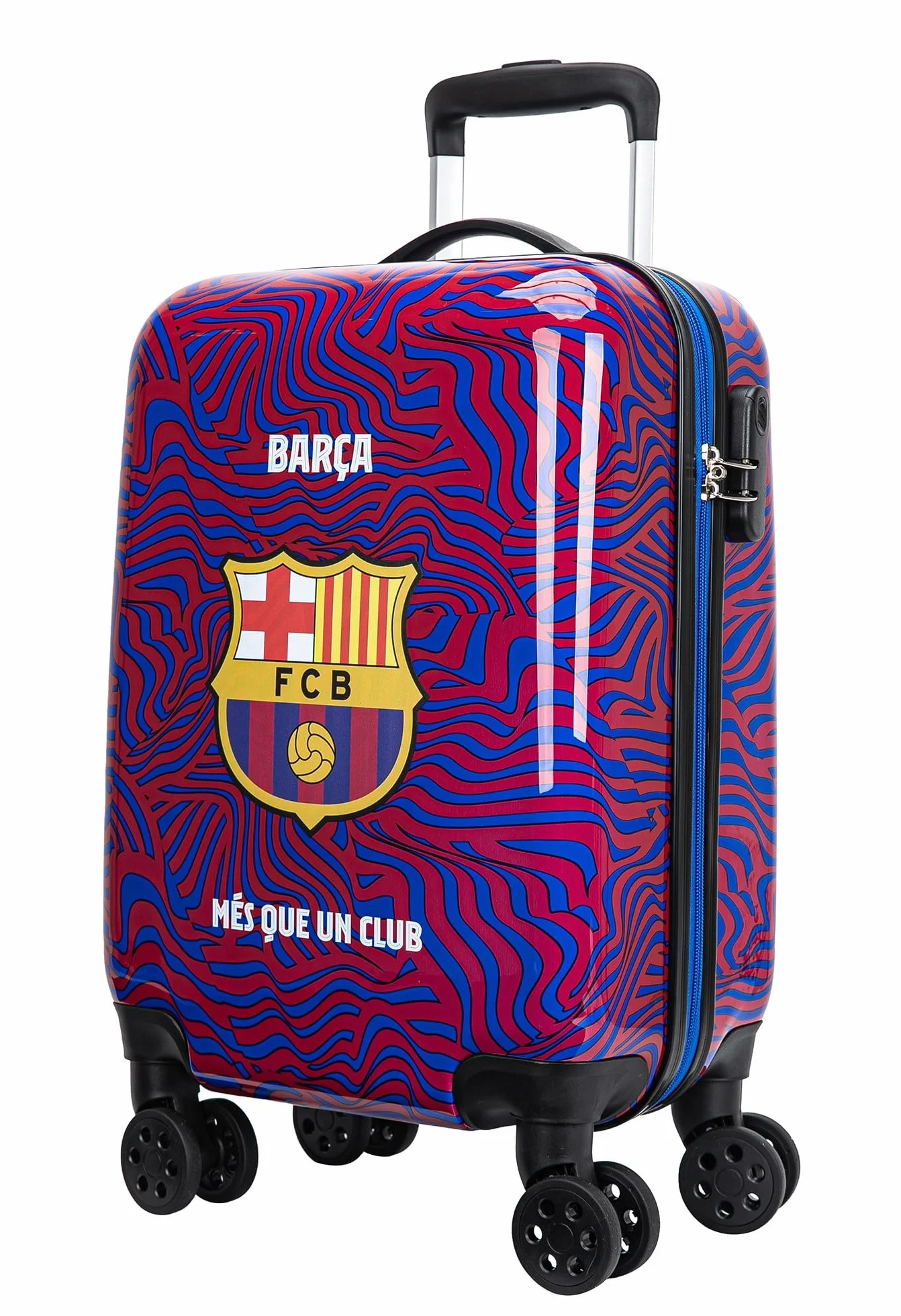 Maleta de cabina Barça – Colección oficial FC Barcelona – FC Barcelona – 19 pulgadas