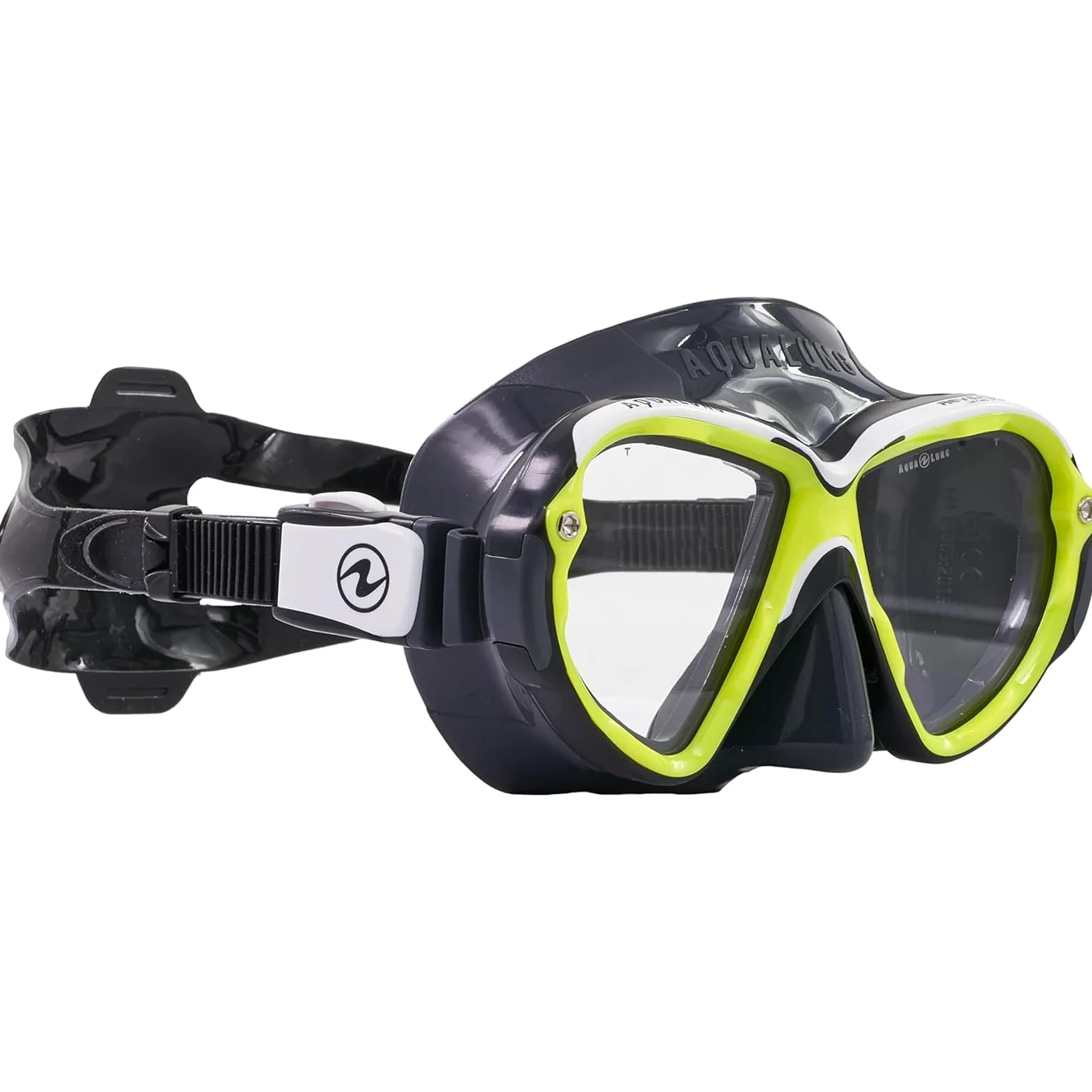 AQUALUNG REVEAL ULTRAFIT - Máscara buceo adultos, visión panorámica de 180°, ajuste facial personalizado, lentes intercambiables, resistente al agua, faldón de silicona, óptima para el submarinismo