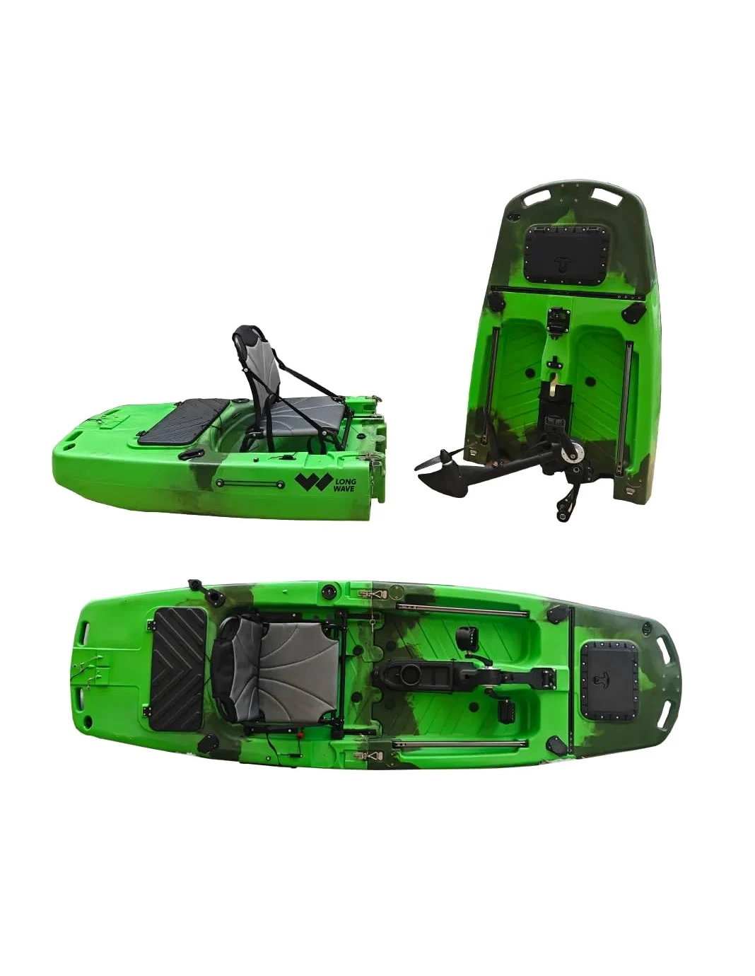 LONG WAVE Kayak de Pesca Desmontable Cortes