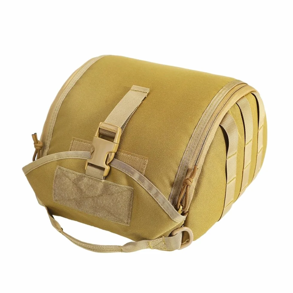 Bolsa para casco deportivo, ligera, antiarañazos, para casco Molle, Airsoft, bolsa de almacenamiento acolchada para deportes, caza, tiro, combate