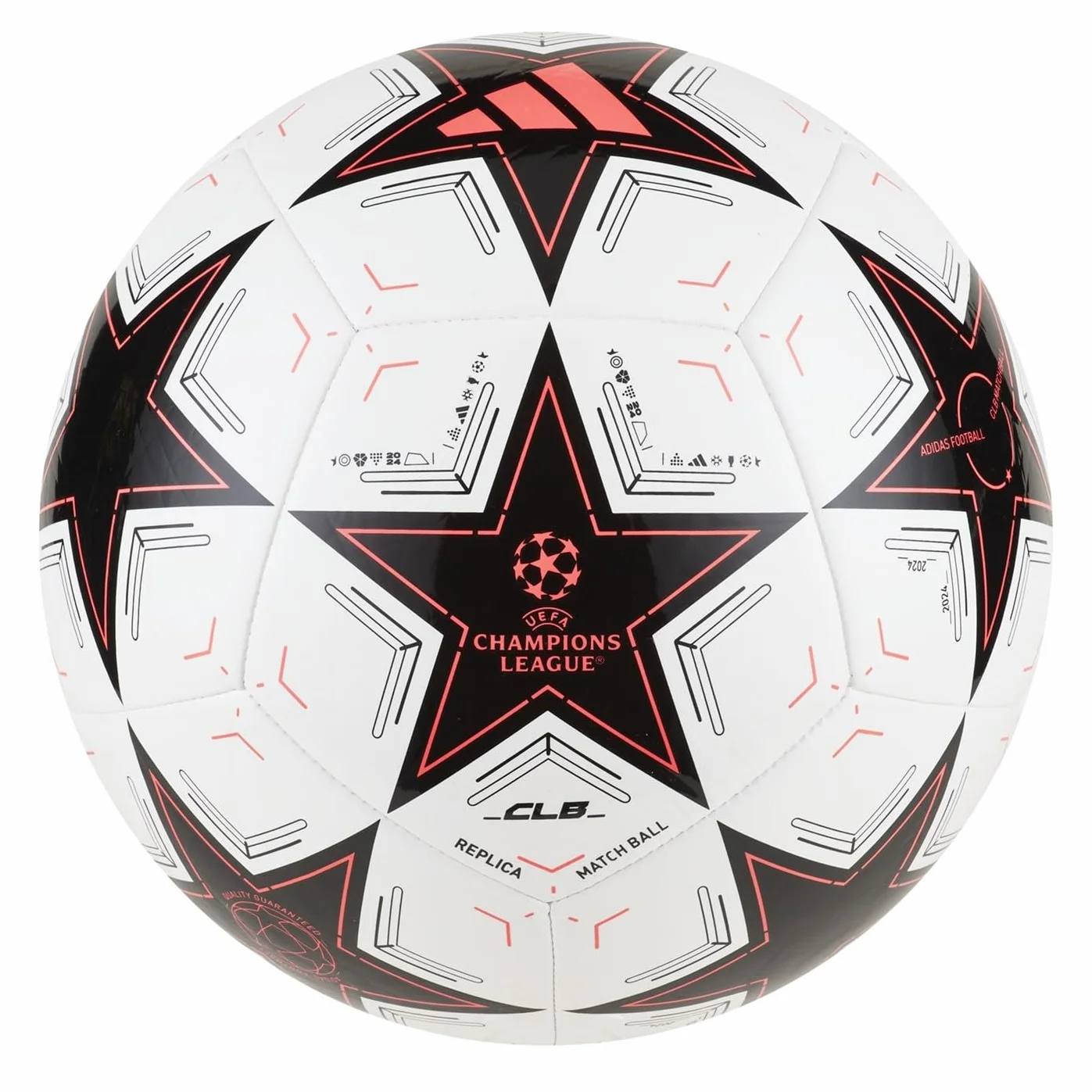 adidas UEFA Champions League Club Ball IX4063, Unisex Footballs, White, 4 EU