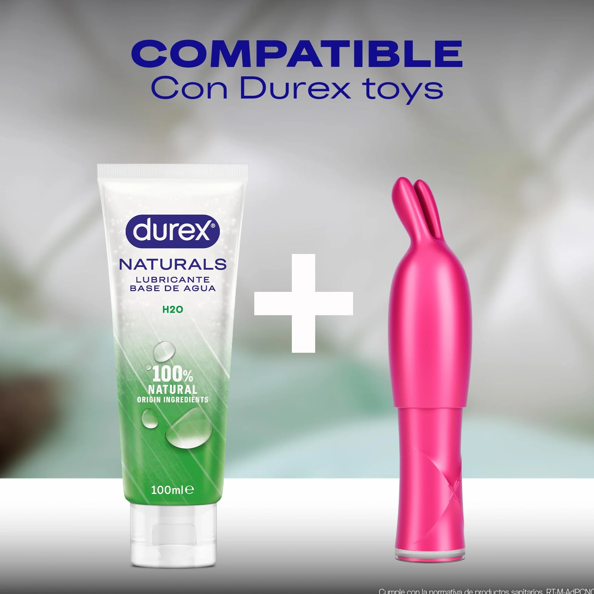 Durex Naturals H2O Lubricante 100% Natural sin Fragancia 100 ml