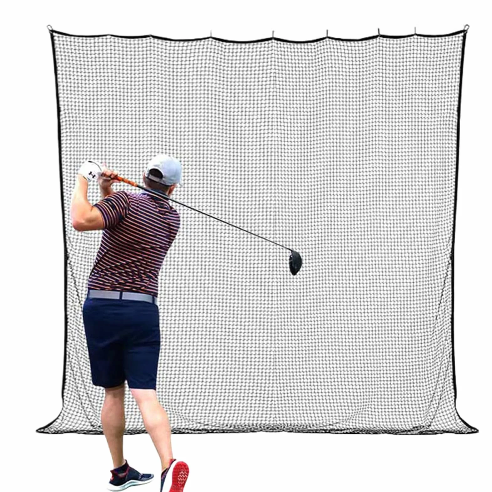 Red De Golf para Golpear | Red De Práctica De Golf 3x3m,Entrenador Deportivo Multiusos para Pelotas En Interior/Exterior Jardín Garaje Camping