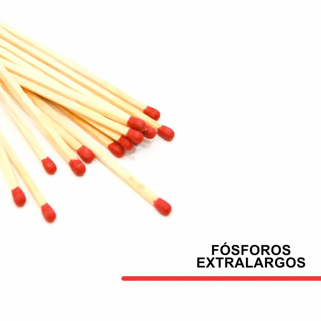 Pyro Feu 4755-48 Fosforos Extra-Largos 28cm Caja 40 Uds Madera