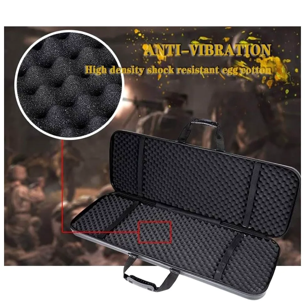 Maletín para Rifle o Escopeta con Acolchados de gomaespuma 80cm