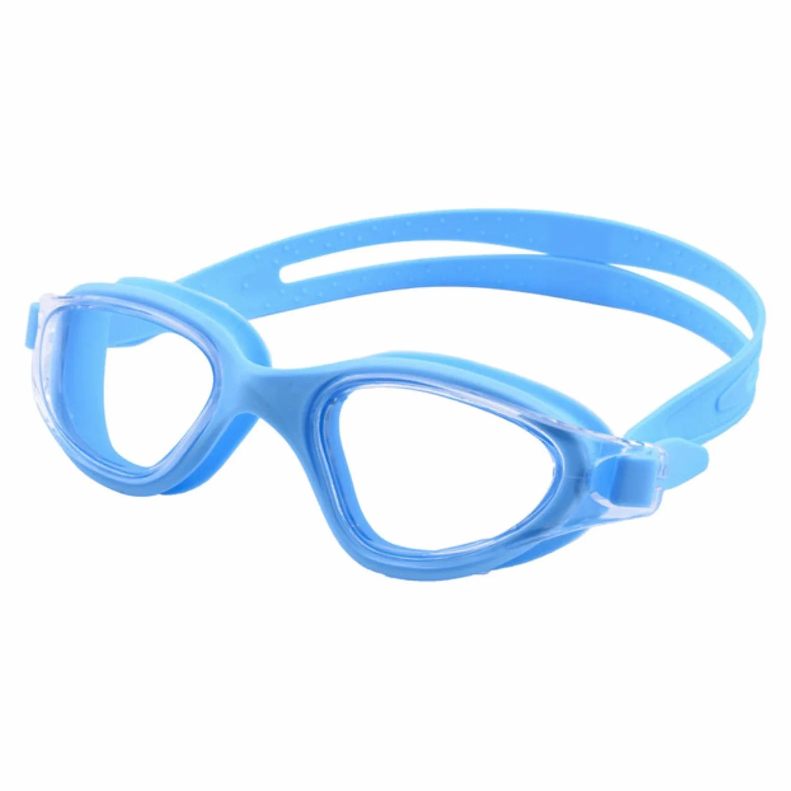Gafas de natación, Gafas de natación for hombres y mujeres, antivaho, con prescripción UV, impermeables, silicona, ajustables, for piscina, for adultos, gafas buceo(Sky Blue)