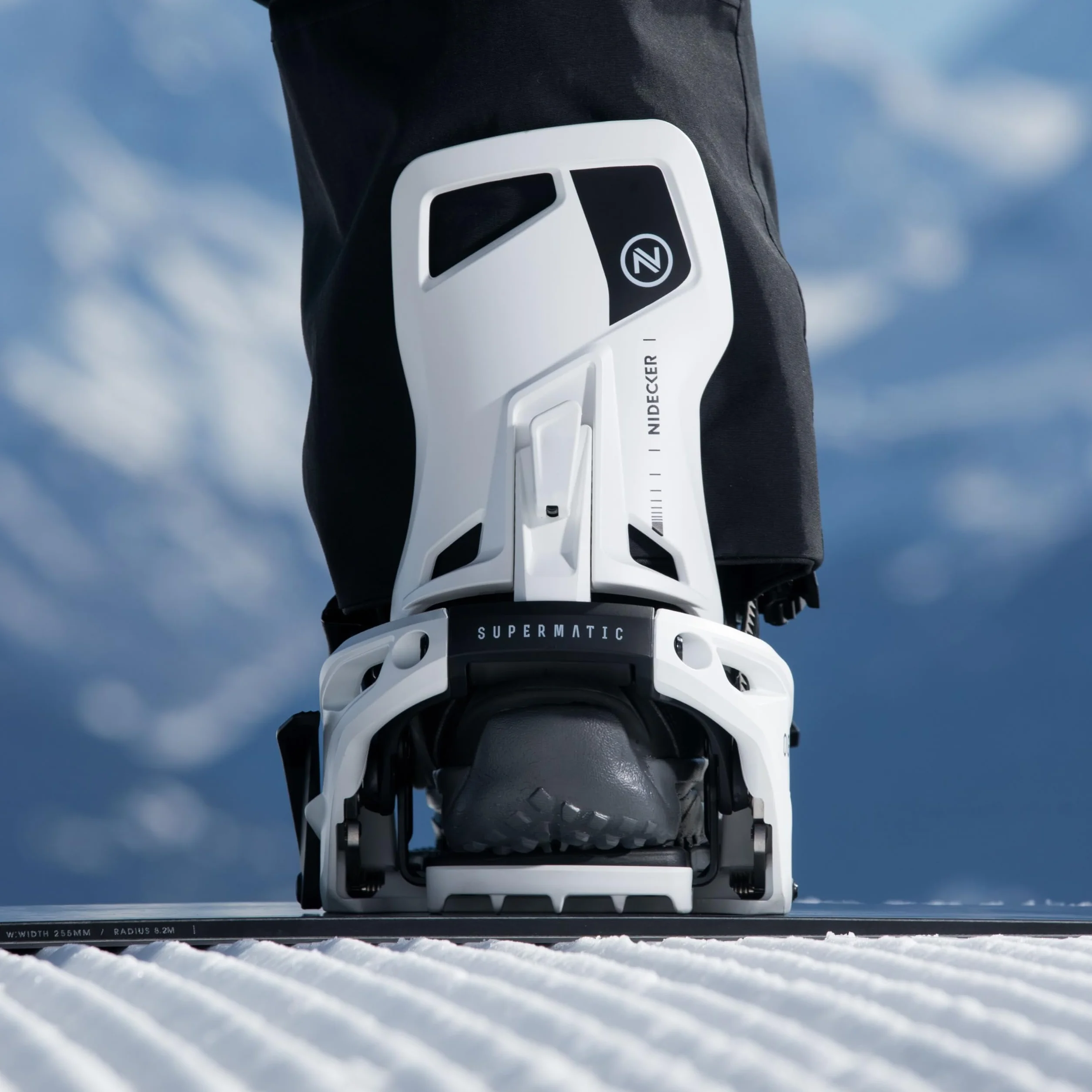 Nidecker OG Supermatic Fijaciones de Snowboard Automáticas XL Blanco
