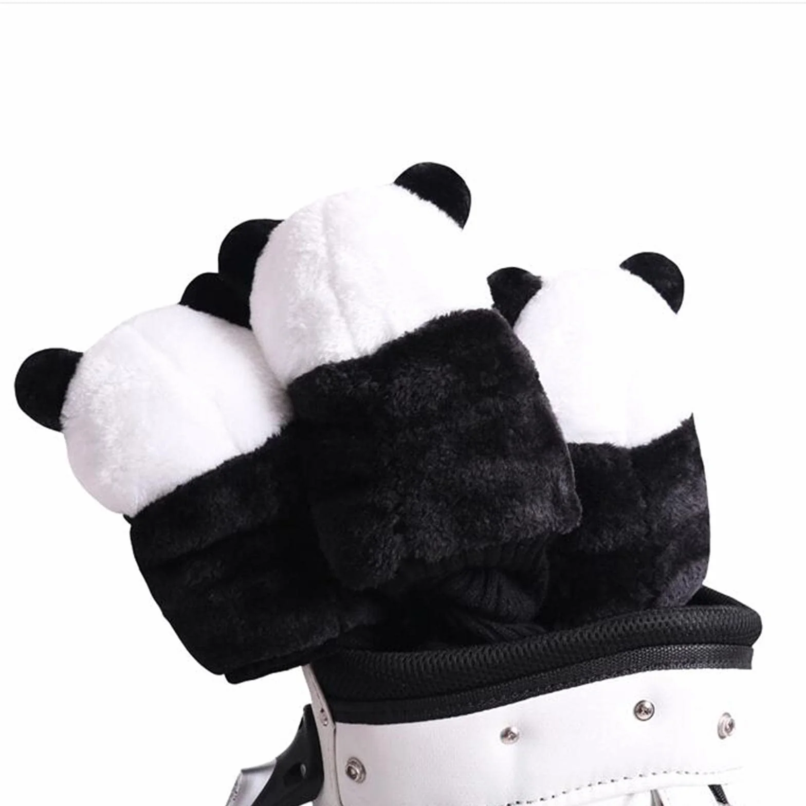 F Fityle Novedad Golf Club Headcover Animal Driver Head Cover Manga portátil para Mujeres Hombres Golfista