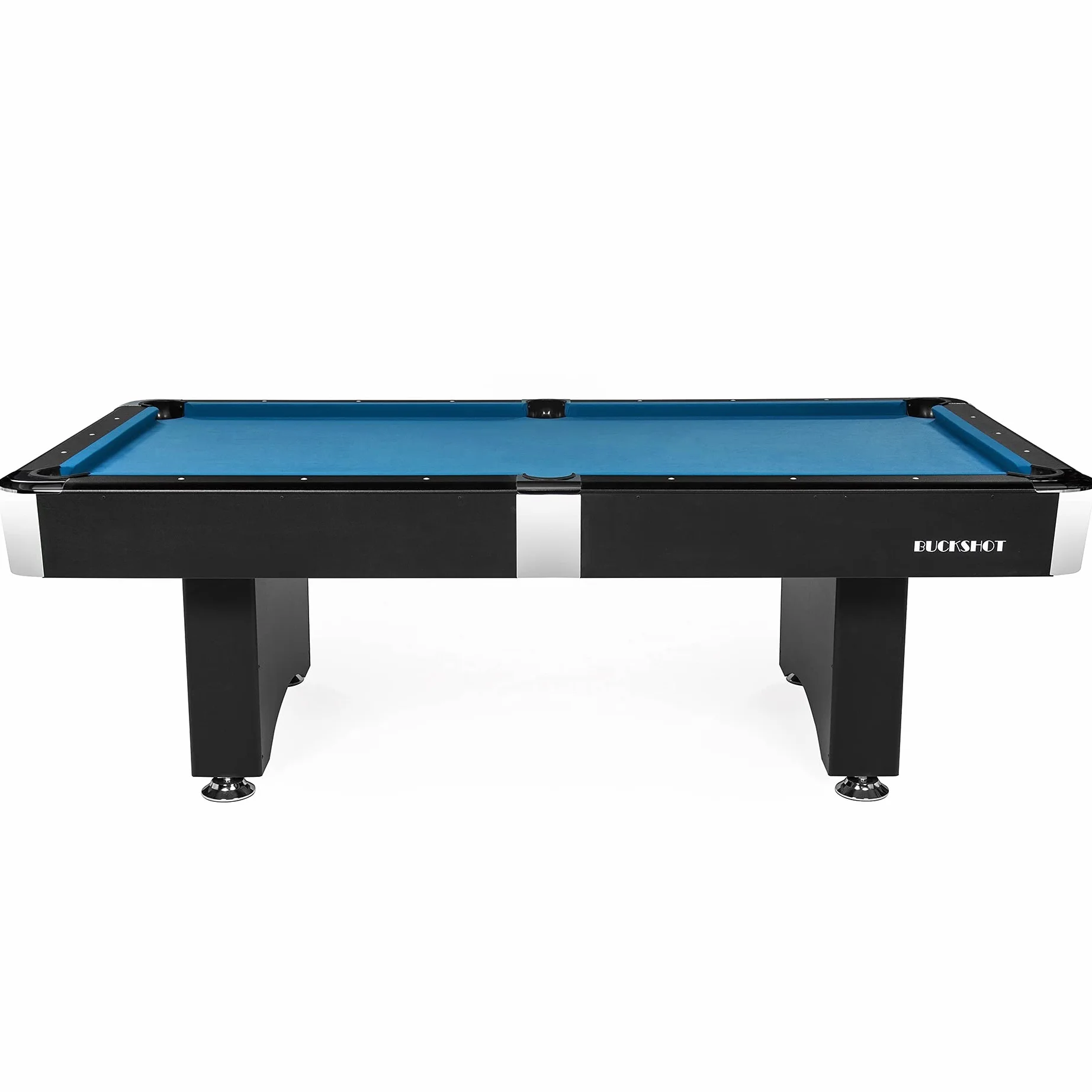 Mesa de Billar 8ft BuckShot Manhattan (244x132cm) - Billar Americano - Pool 8 ft - 130kg - Retorno de Bolos Automático - Accesorios Incluidos
