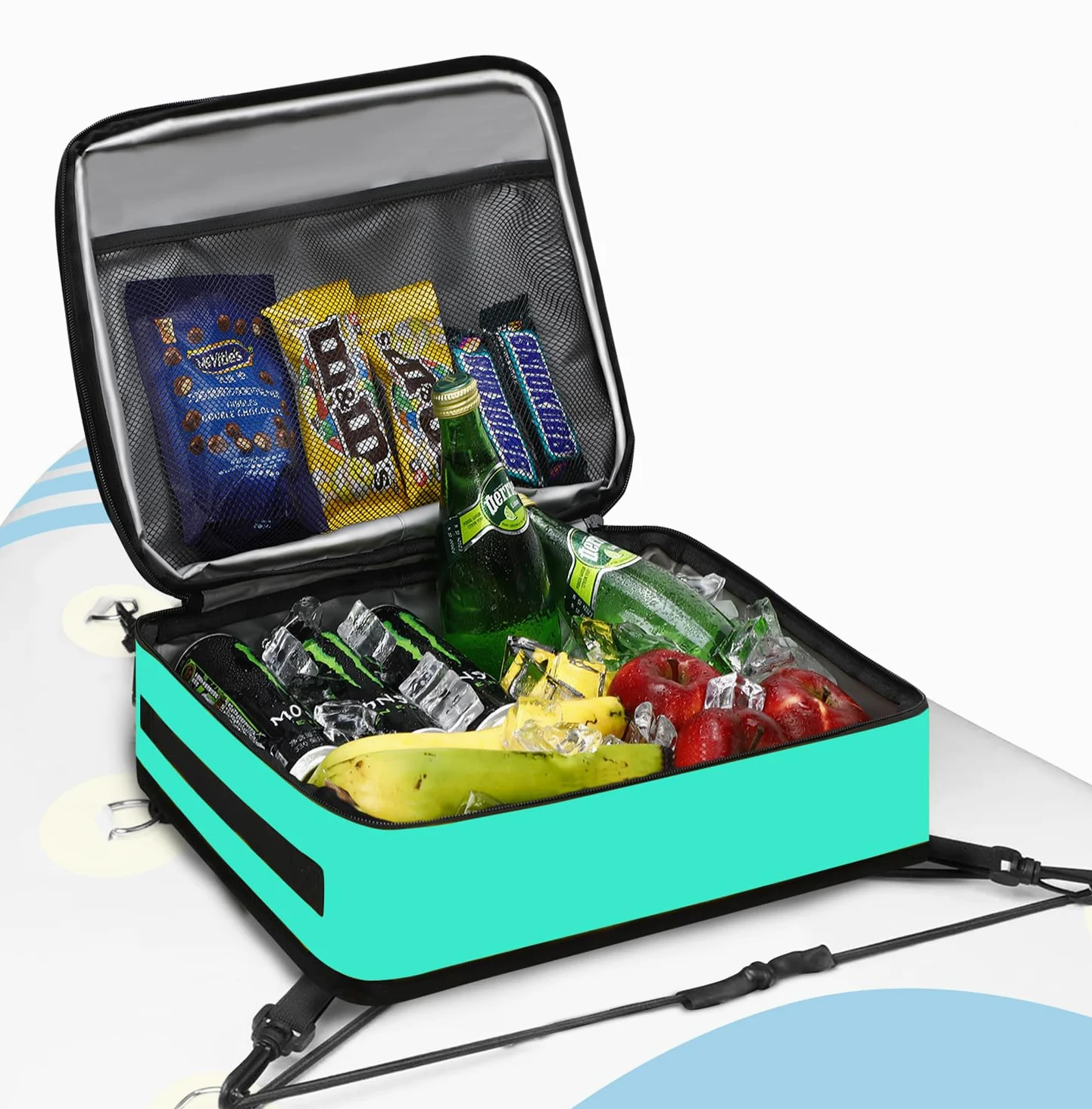 Bolsa térmica para Tabla de Remo, Impermeable, aislada, a Prueba de Fugas, 10 latas, Bolsa de Accesorios para Tabla de Remo y Kayak