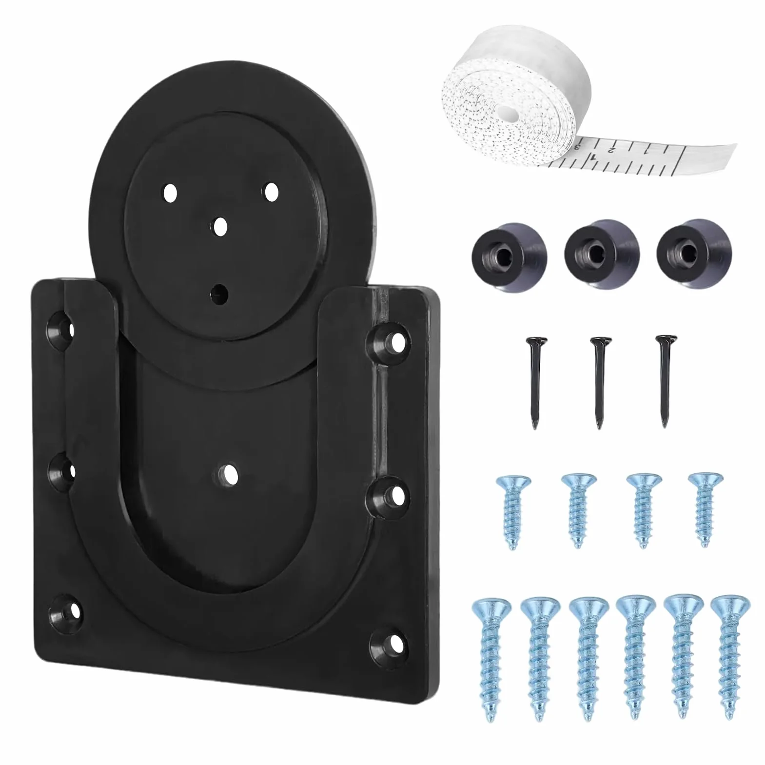 Soporte práctico para objetivos de dardos – Conjunto robusto y versátil para Dardos de varilla de acero, incluye todo el material de montaje necesario – ideal para dardos o clubes