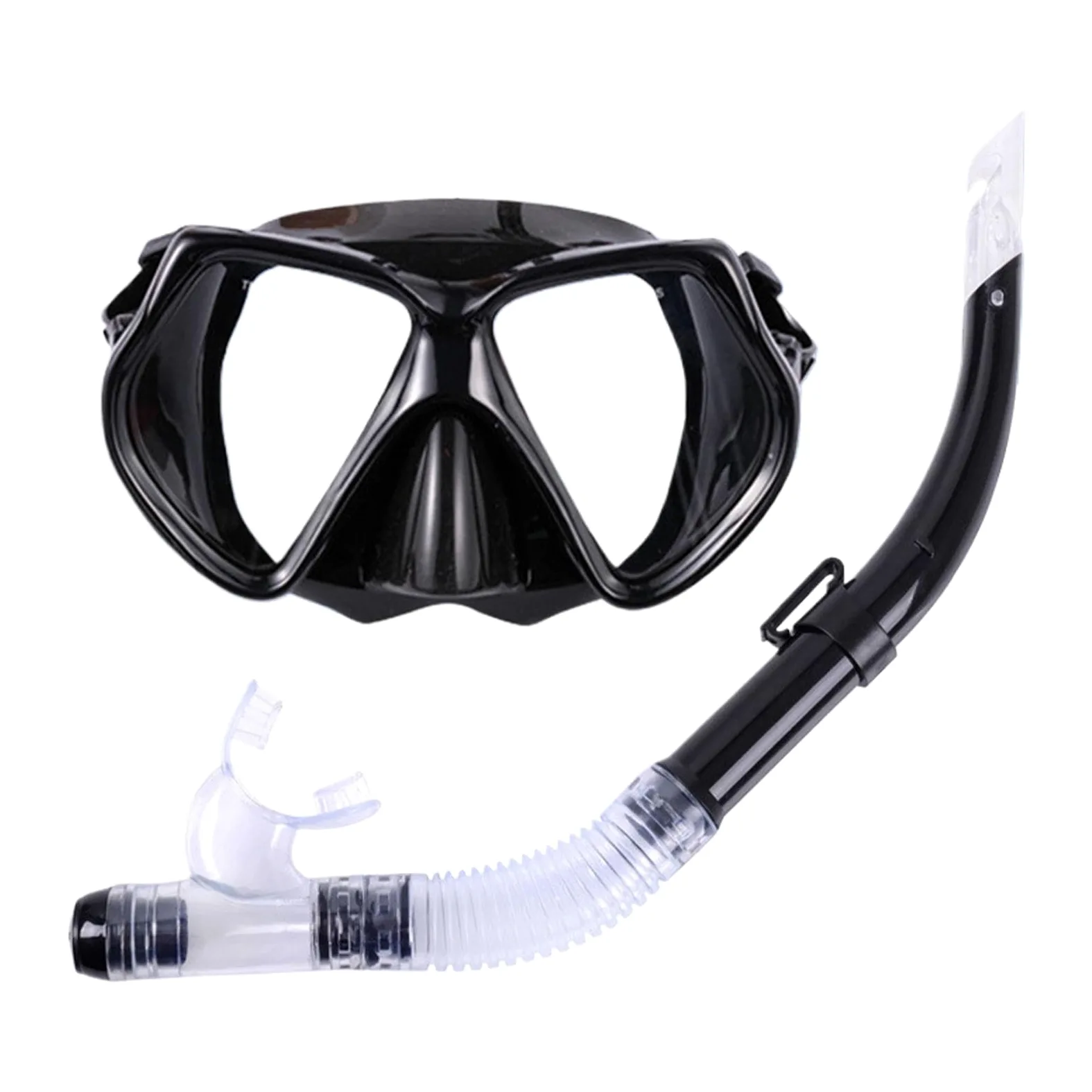 Set de Snorkel antiniebla Ajustable ergonómico | Gafas de Natación con Snorkel Seco para Hombres, Mujeres, Jóvenes, Niños, Viaje al Aire Libre, Playa, Vacaciones Verano