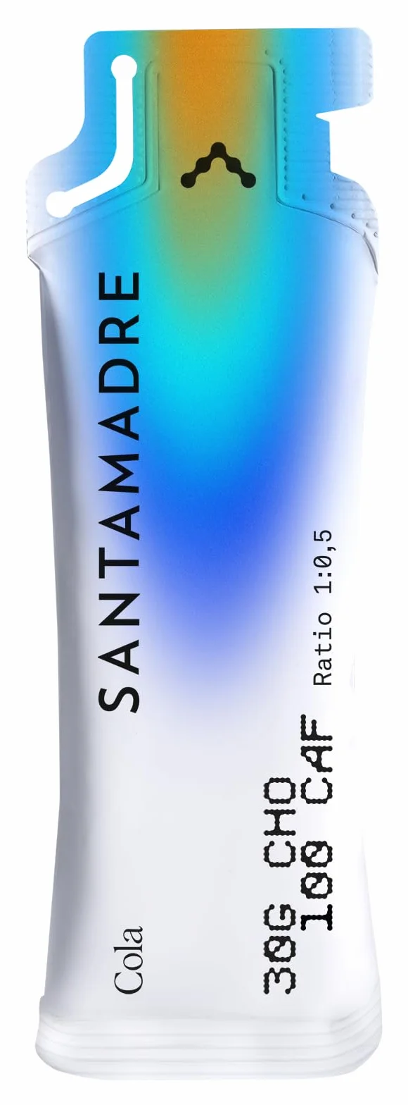 SANTA MADRE Gel Energético con cafeína Pack 9 unidades 30CHO 100 CAF Sabores variados 9x60g