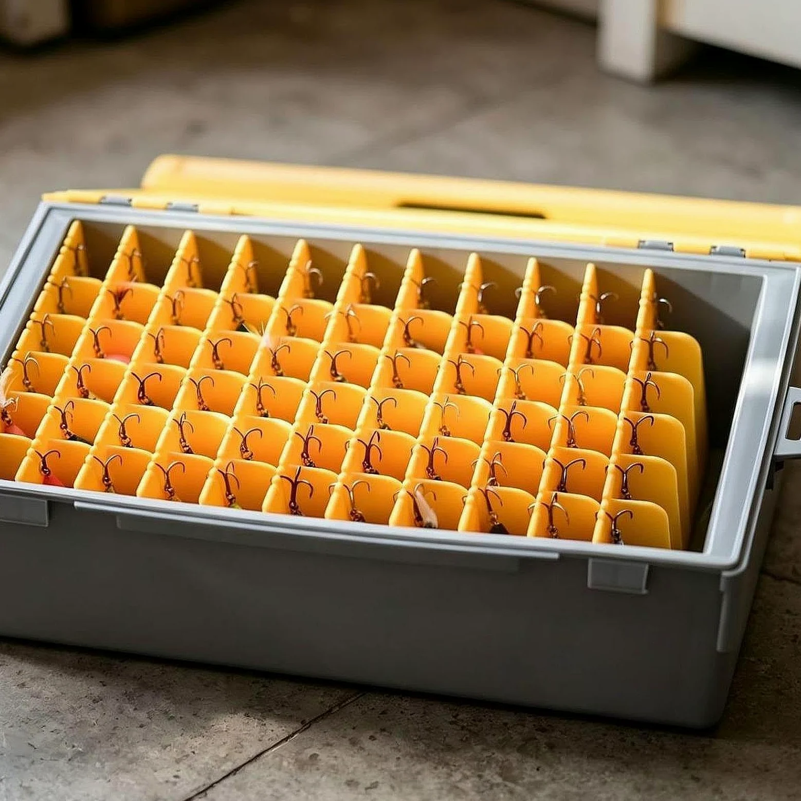 MERIGLARE Caja de Aparejos de Pesca Ligera Y Multifuncional con Separadores para Organizar Los Señuelos.