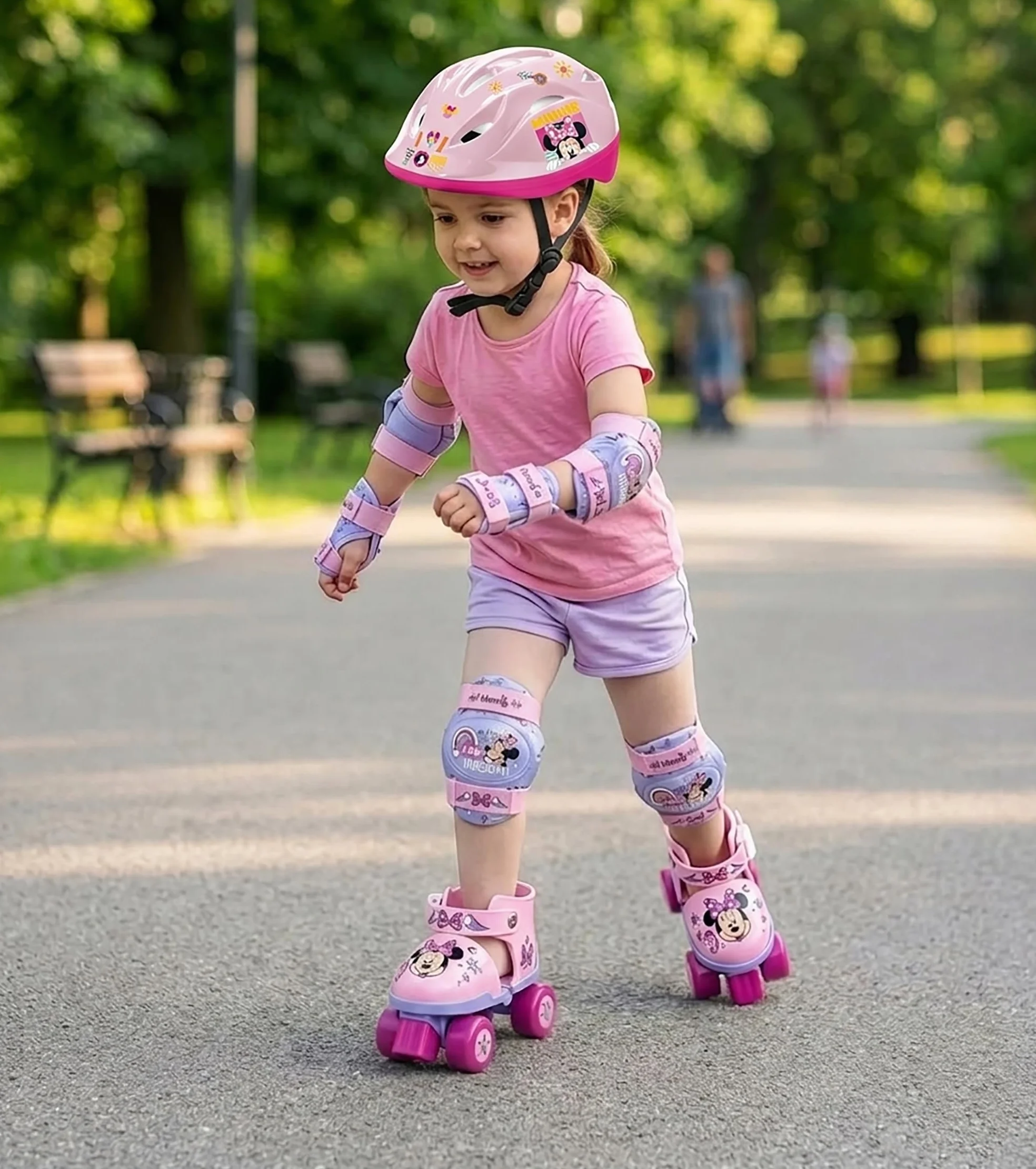 Patines de Ruedas Ajustables Minnie Disney para Niños Talla 22-29