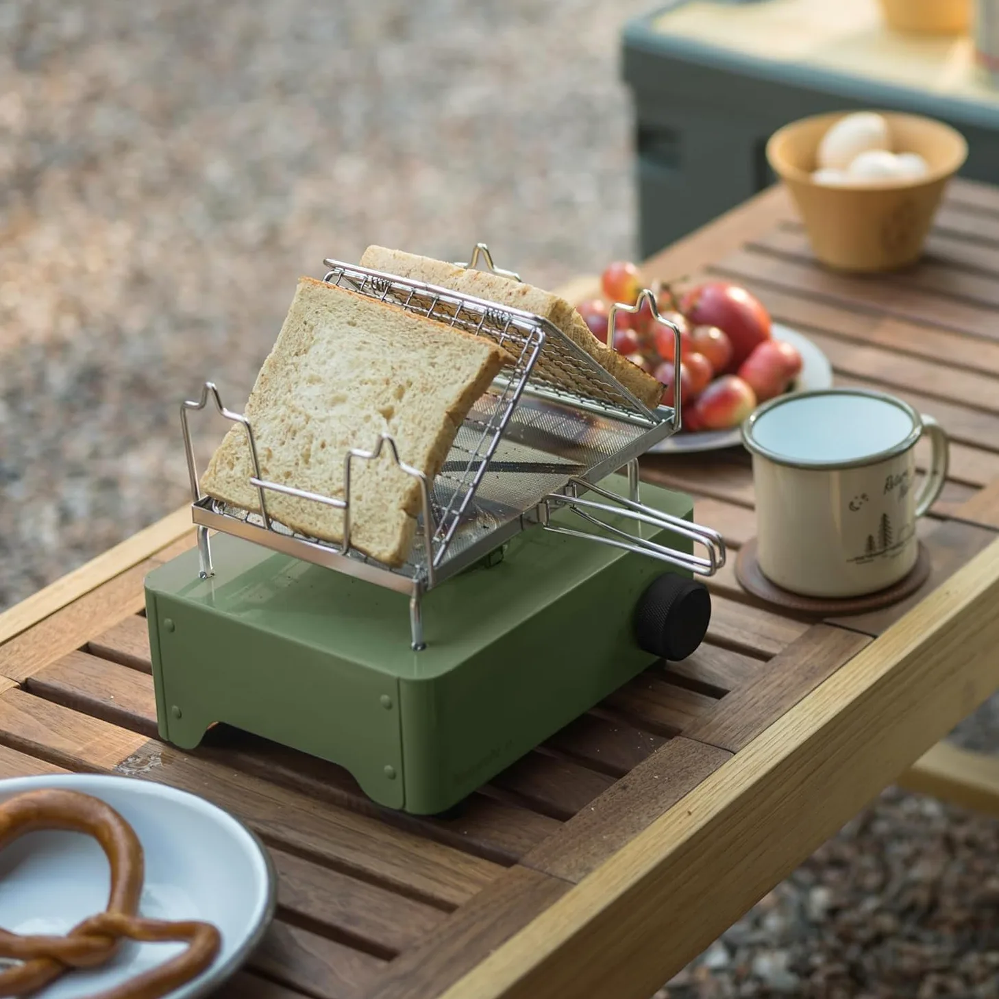 Naturehike Mini estufa de gas portátil para camping para senderismo y viajes, diseño compacto, compatible con recipientes de butano y propano