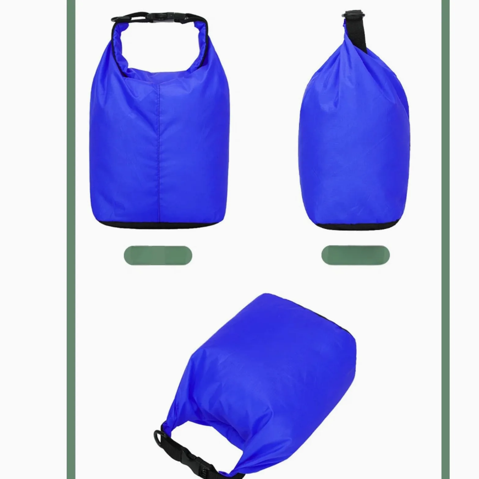 Bolsa Seca Impermeable Plegable Portátil para Exterior | Estampado A Cuadros, Neutro Para Género, Multiuso Rafting Camping Senderismo Playa