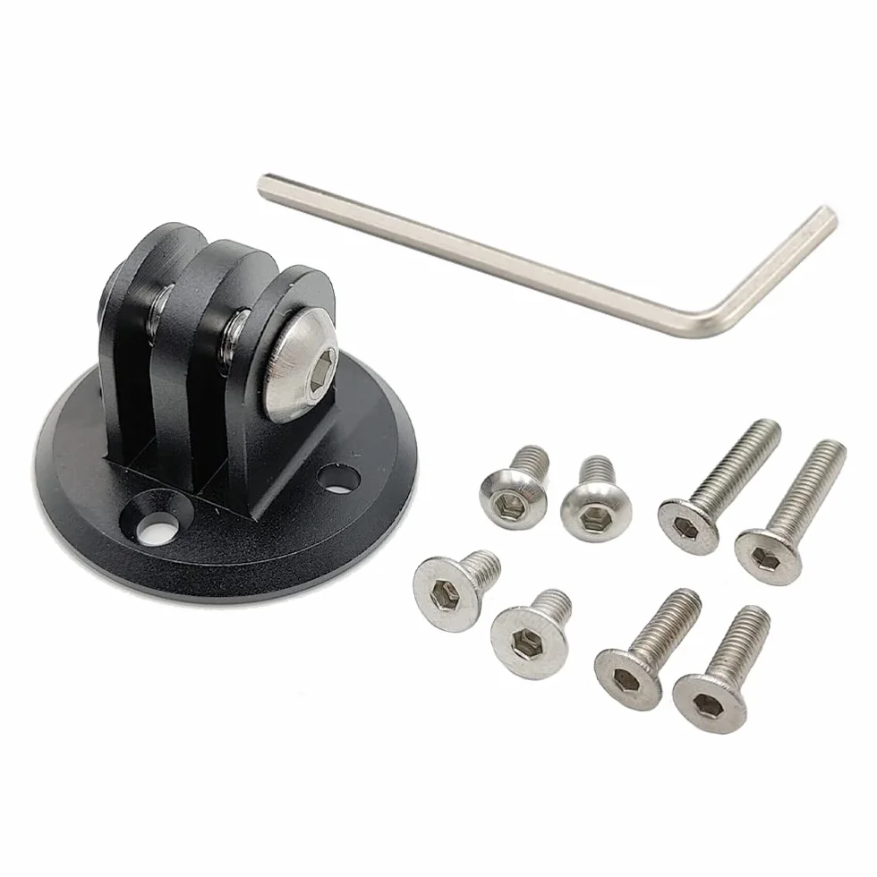 Cestbon Adaptador Combo de Montaje para Garmin Edge Compatible con Cámara o Faro, Adaptador Universal Extendido de Montaje Frontal de Liberación Rápida