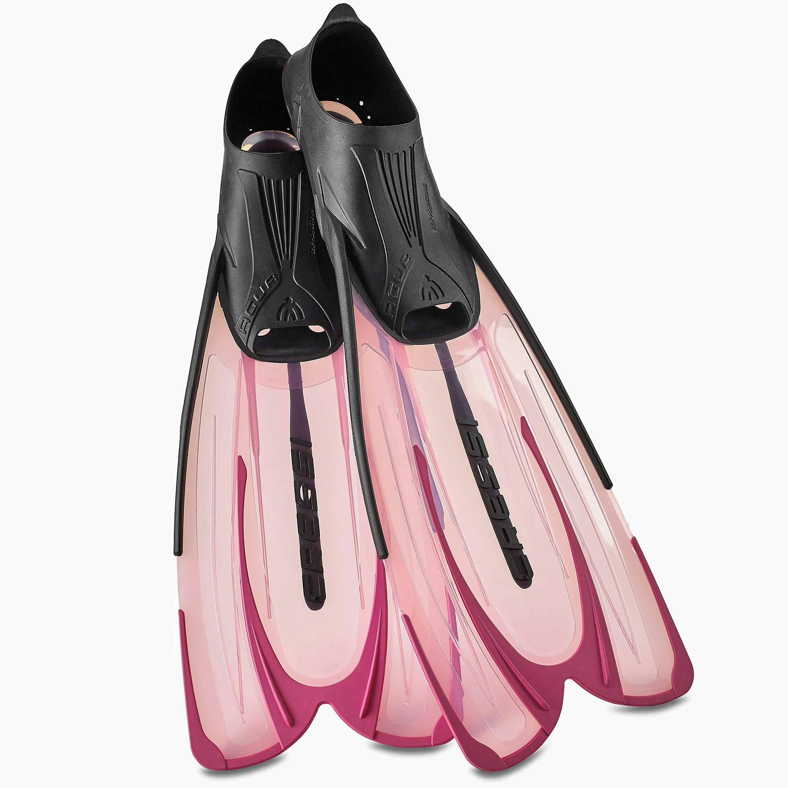 Cressi Agua - Aletas autoajustables para Buceo, Snorkel y Natación, para Adultos y niños