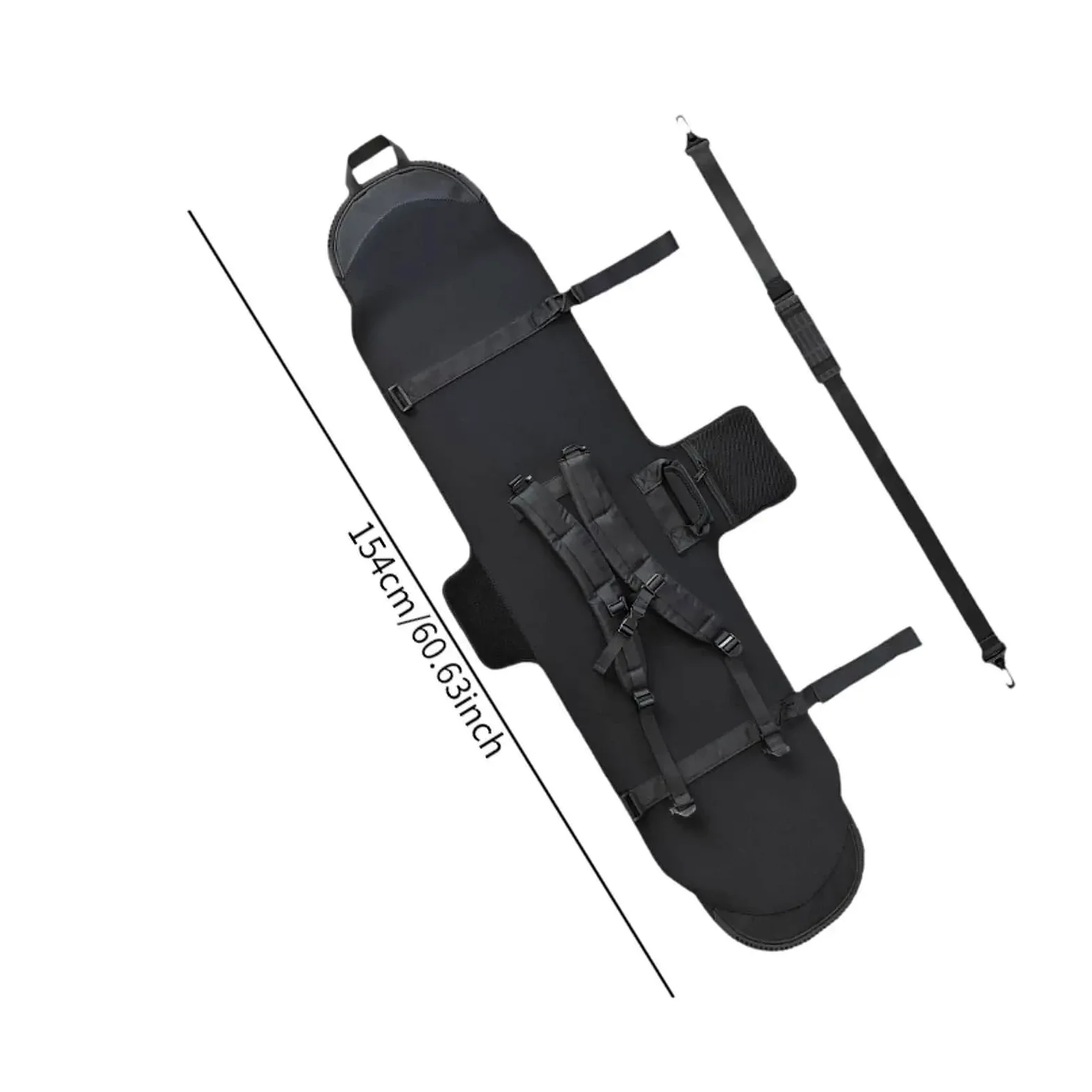 esquí Bolsa bolsa para botas de esquí Funda para Snowboard, funda para tabla de nieve, envoltura de transporte para equipaje, protección para Snowboard, estuche de almacenamiento para esquí(Length 138