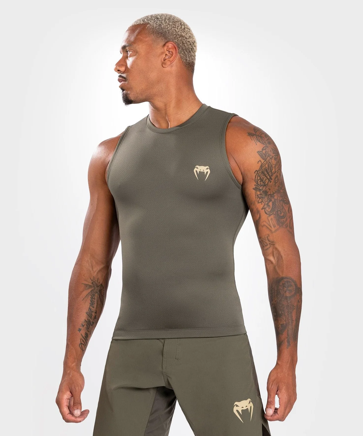 VENUM Contender Lycra de Sin Mangas Camiseta Hombre (Pack de 1)