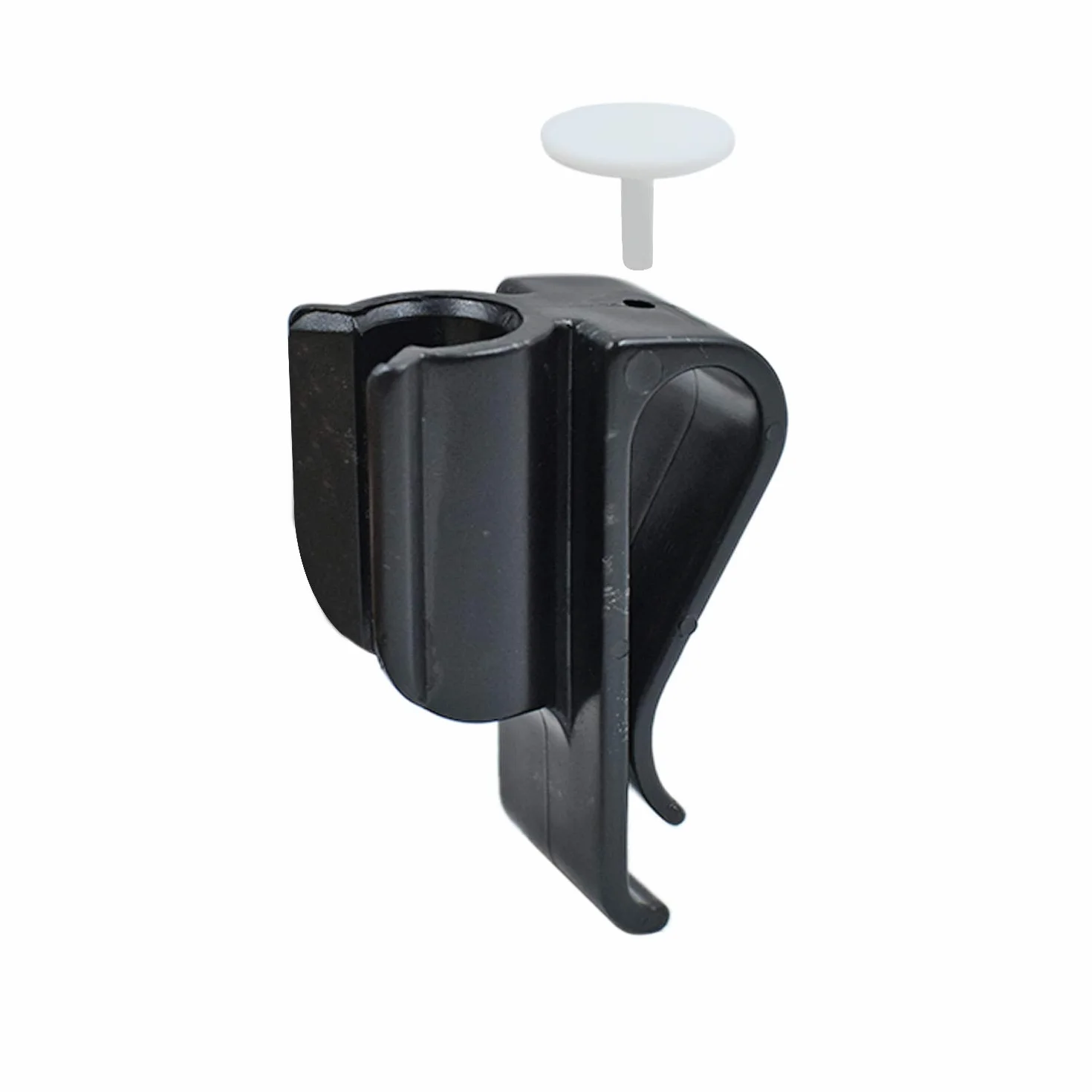 4 clips para bolsas de palos de golf en soporte para putter, soporte de sujeción de plástico duradero, color negro, accesorios de golf para hombres y mujeres