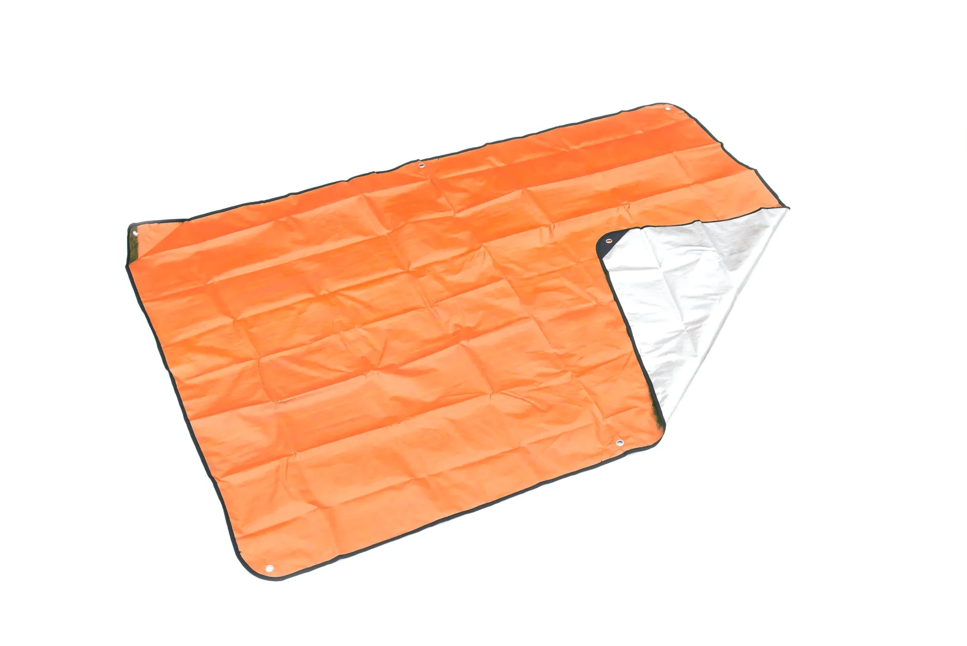 SE EB122OR Saco de Dormir de Emergencia con Bolsa de Transporte con cordón, Color Naranja, Aire Libre, EB5982OR, Naranja, 1.1 x 82 x 60 Inches