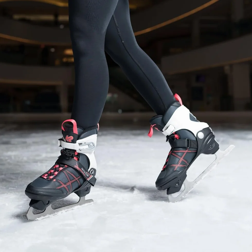 K2 Skates Damen Schlittschuhe Alexis Ice FB, Gris - Rosa, 25G0610
