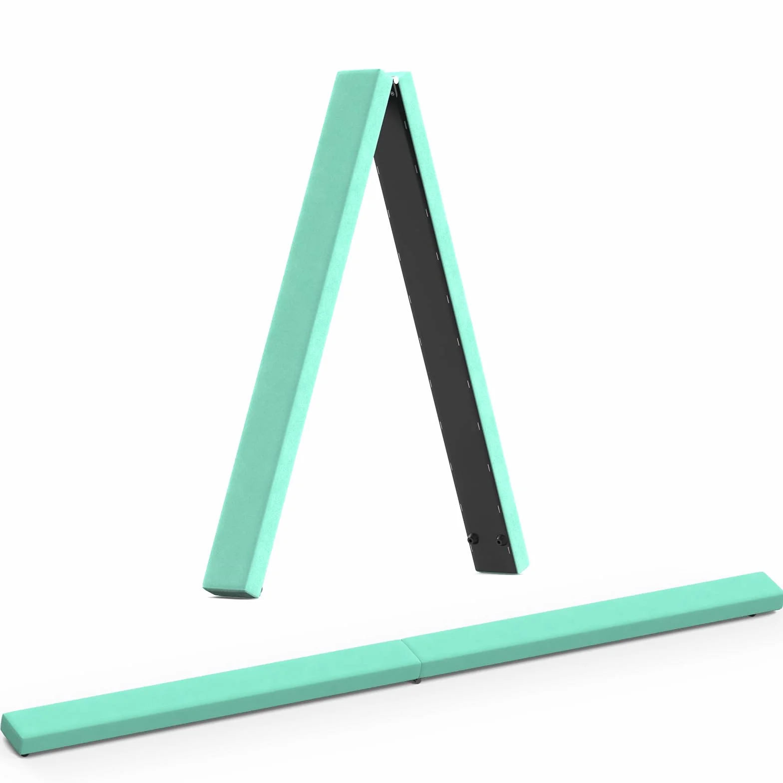 Barra de Gimnasia Plegable, 2,1 m/220 Libras, de Ante sintético, para Entrenamiento de Gimnasia, Entrenamiento de Equilibrio, para Entrenamiento en casa, Gimnasio, Entrenamiento, Deportes