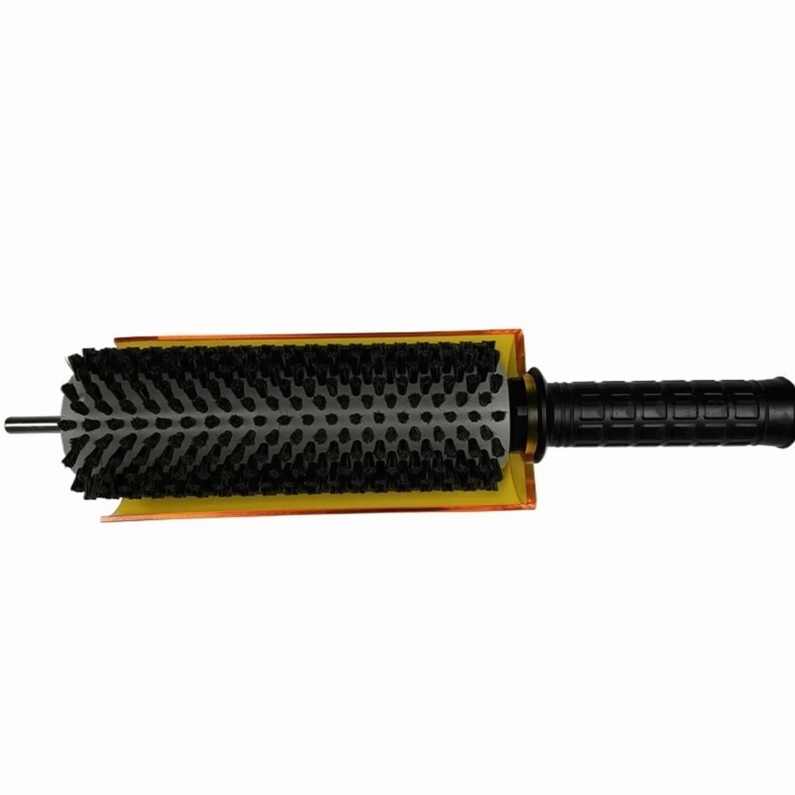 Genérico Juego de cepillos Rotos for Encerado de esquís con Taladro, Eje de Cepillo de 200 mm, con Nailon, latón, cepillos de Crin, Cubierta Desmontable, for afinación de esquí