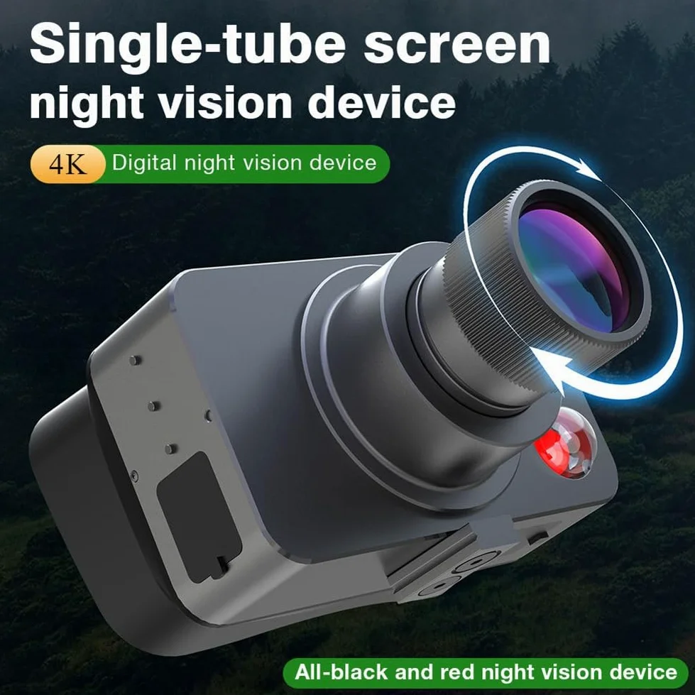 Telescopio de Visión, Monocular de Visión IR850, Grabación de Video 4K y de Fotografías con Tarjeta de 32 GB.