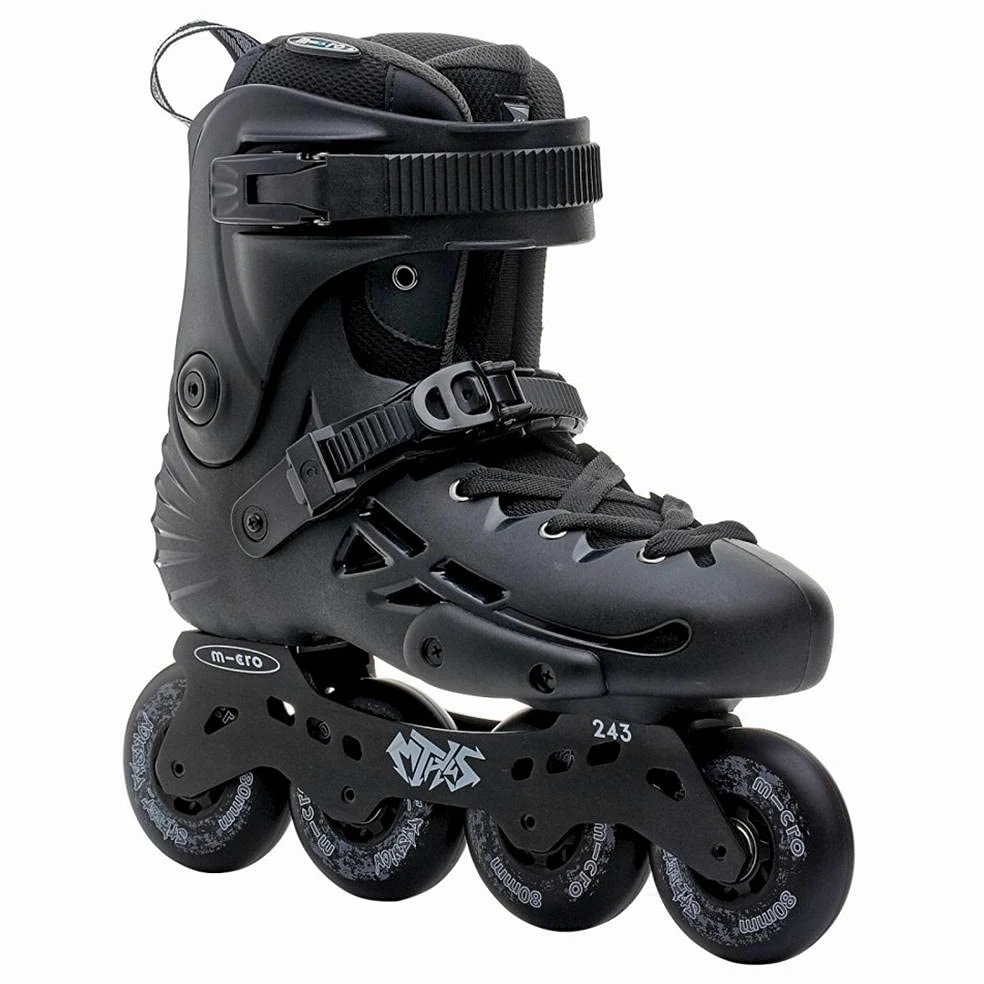 micro MT-Plus Patines en línea para Adultos, rodamientos ABEC 5, con Ruedas de Poliuretano, Orificios de ventilación y Protectores