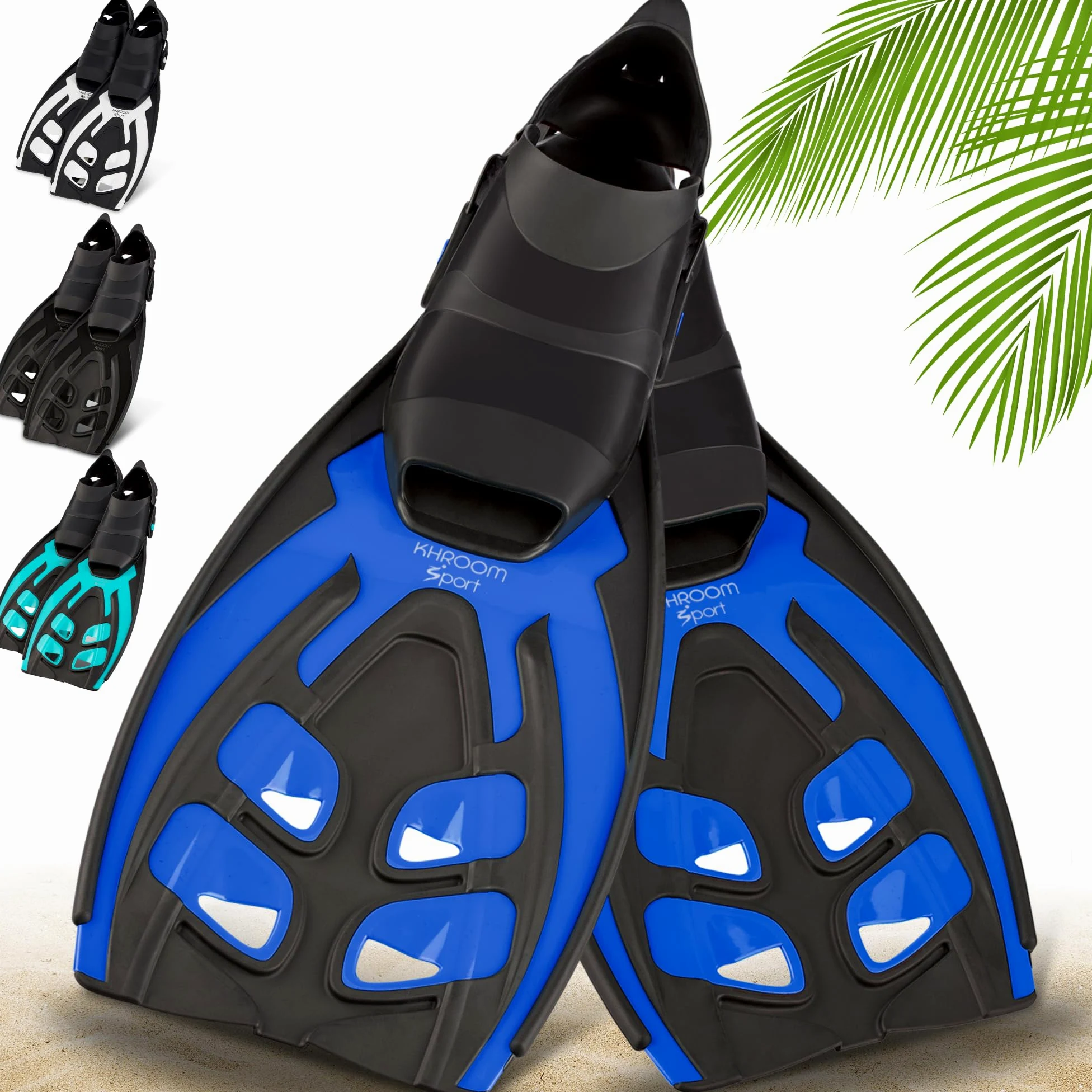 Khroom Aletas de esnórquel para Adultos 36-47 | Producto Premium Fabricado en Italia | Aletas de Buceo para Mujeres y Hombres | Aletas de natación para Adultos para esnórquel