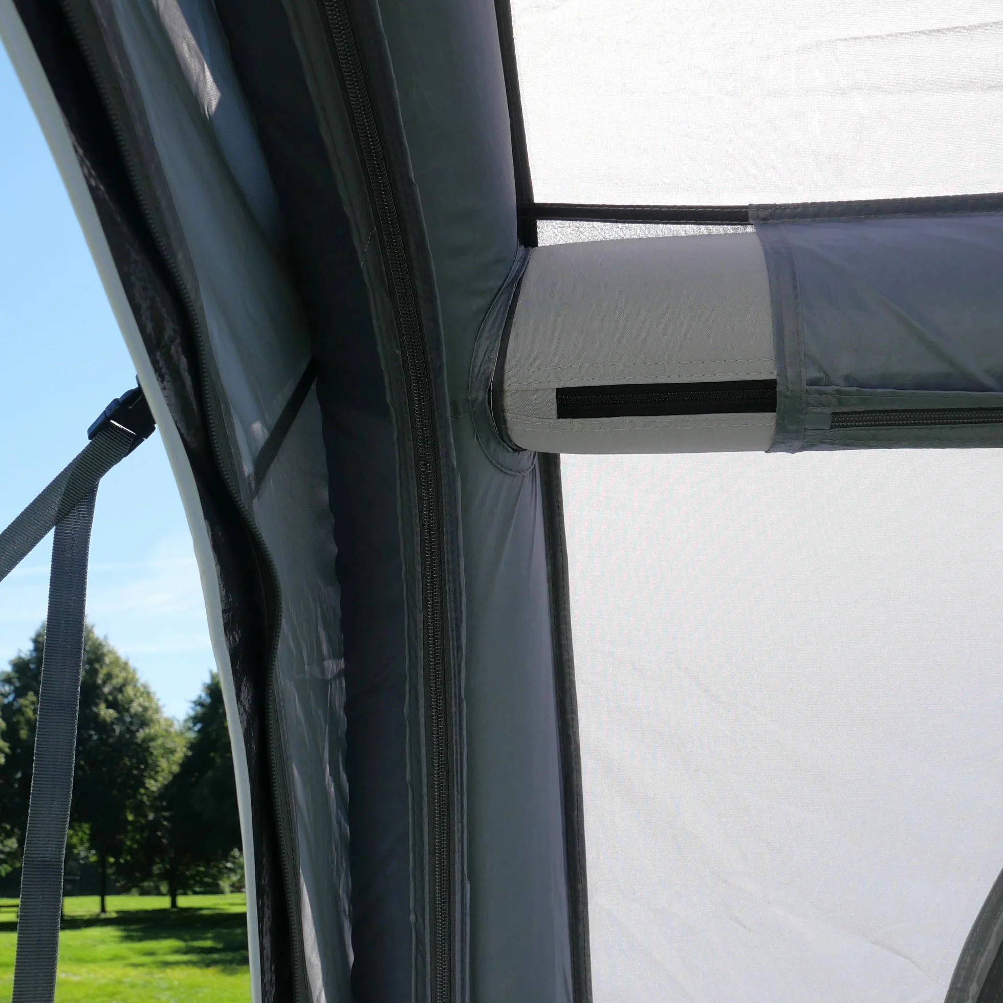 your GEAR Porto Air – Toldo hinchable – Toldo – Toldo de viaje – Toldo para caravana (gris, 420 x 270 cm)