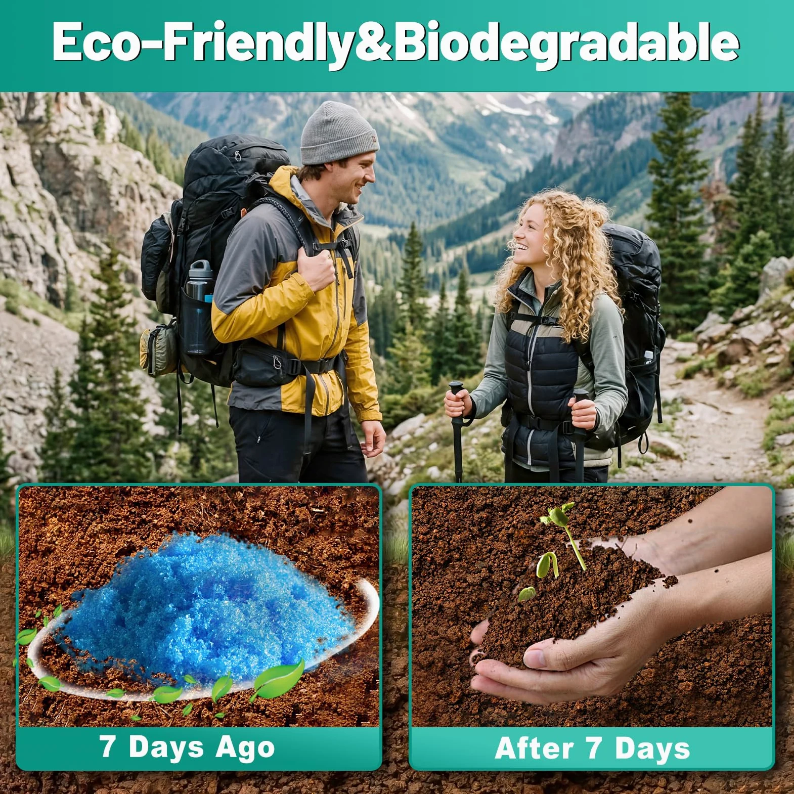 Gel De Inodoro Portátil, Polvo Caca Para Camping, Orina, Portátil Acampar Al Aire