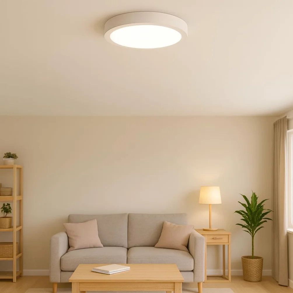 Ledme Panel de Superficie Serie Slim 20W 2000lm Luz fría 6000K Lámpara de techo IP20