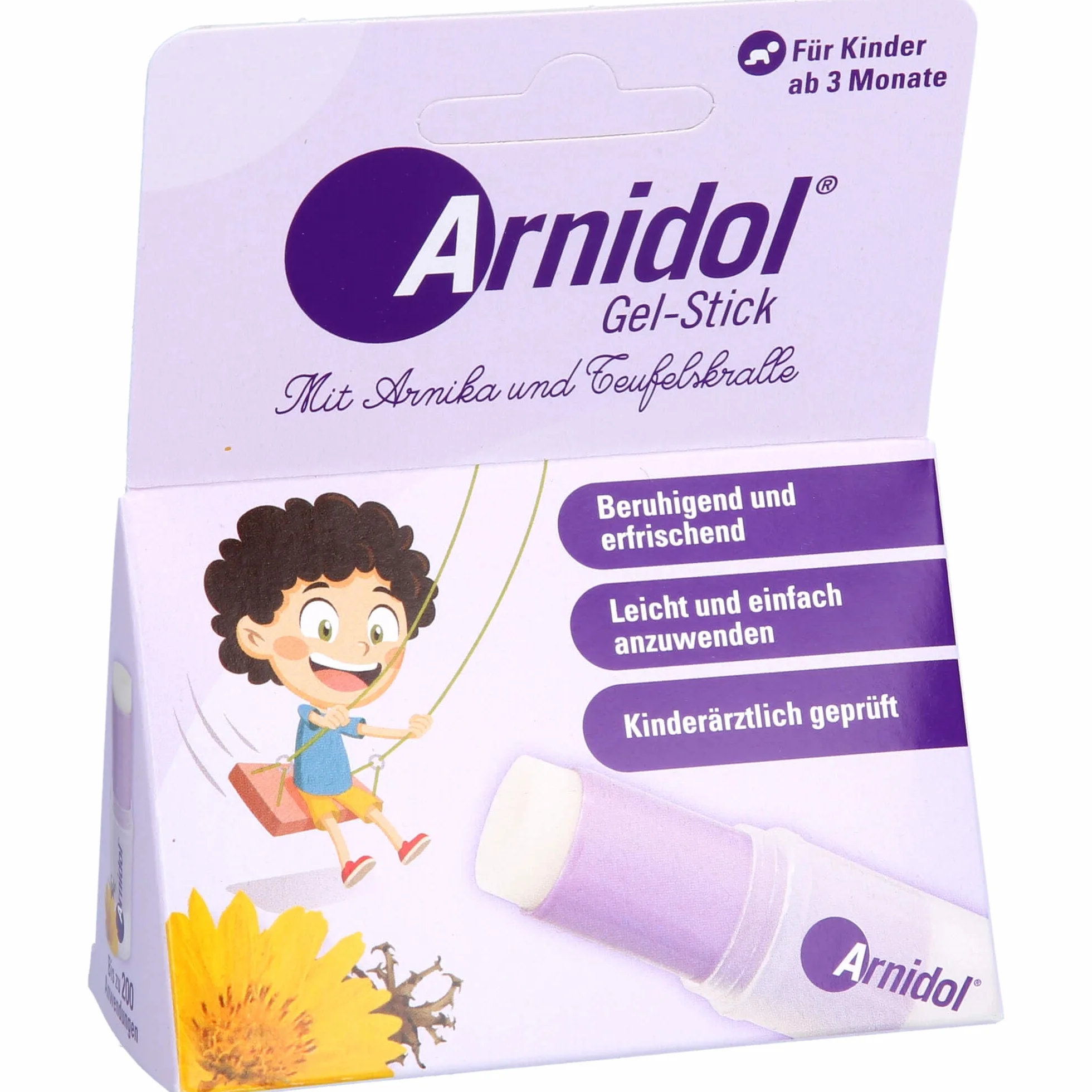 Arnidol Gel Stick Calma Refresca Reconforta Piel Efecto Frío Ingredientes Naturales Árnica Harpagofito 15 g
