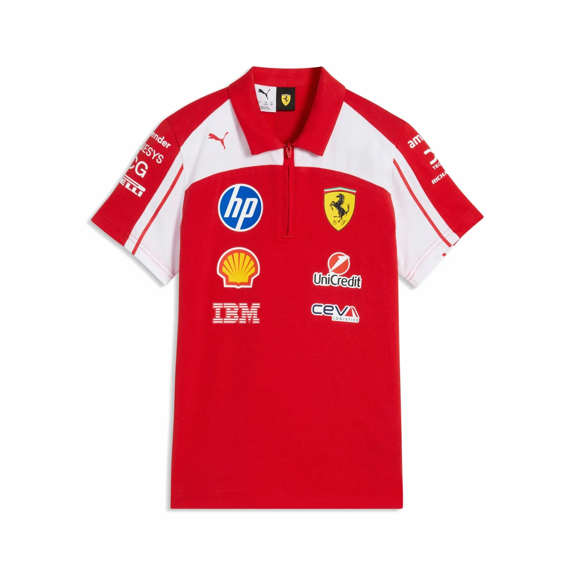 PUMA Scuderia Ferrari F1 2026 Polo del Equipo para niños - Rojo