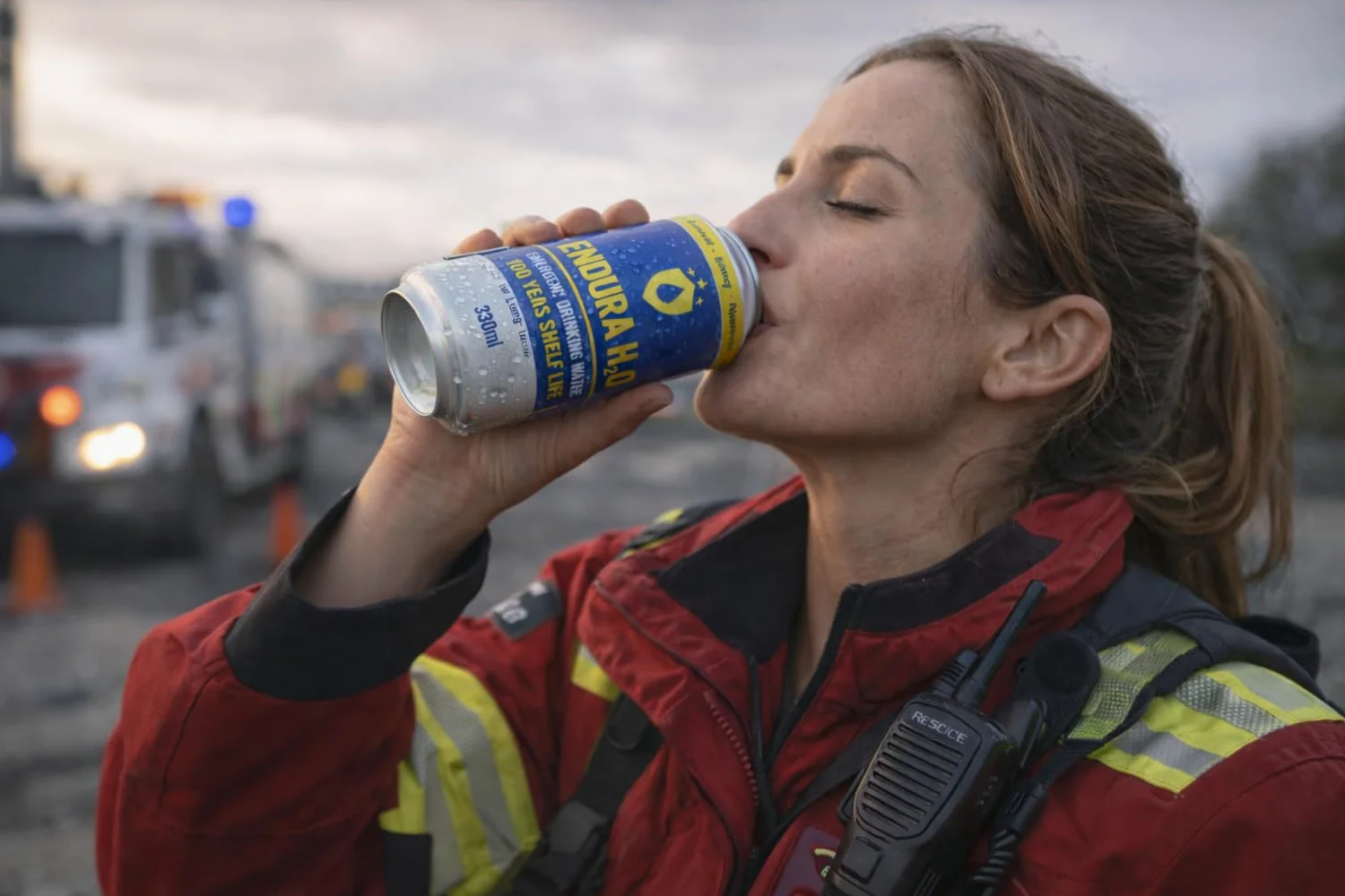 Agua Potable de Emergencia en Latas – Pack de 24 | Conservación hasta 100 años – Endura