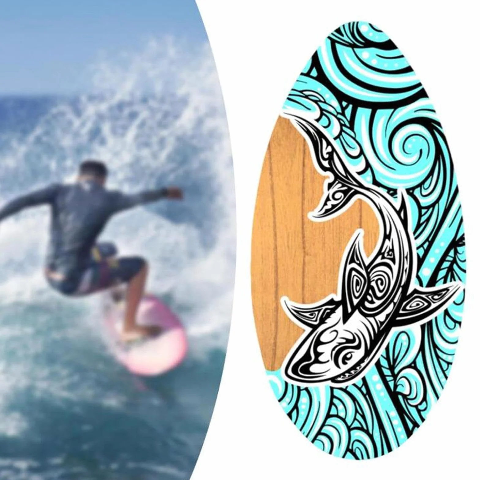 Tabla de Skimboard para Deportes Acuáticos, Playa, Arena, para Niños, Niñas, Adultos, Hombres Y Mujeres
