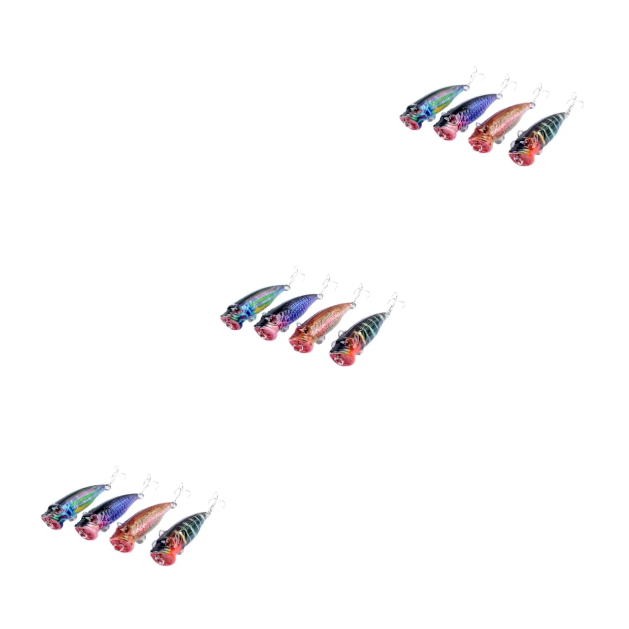 TOYANDONA Cebo bionico cebos Artificiales Luros de Pesca Dura cebos flotantes cebos de Pesca de Superficie al Aire señuelos realistas