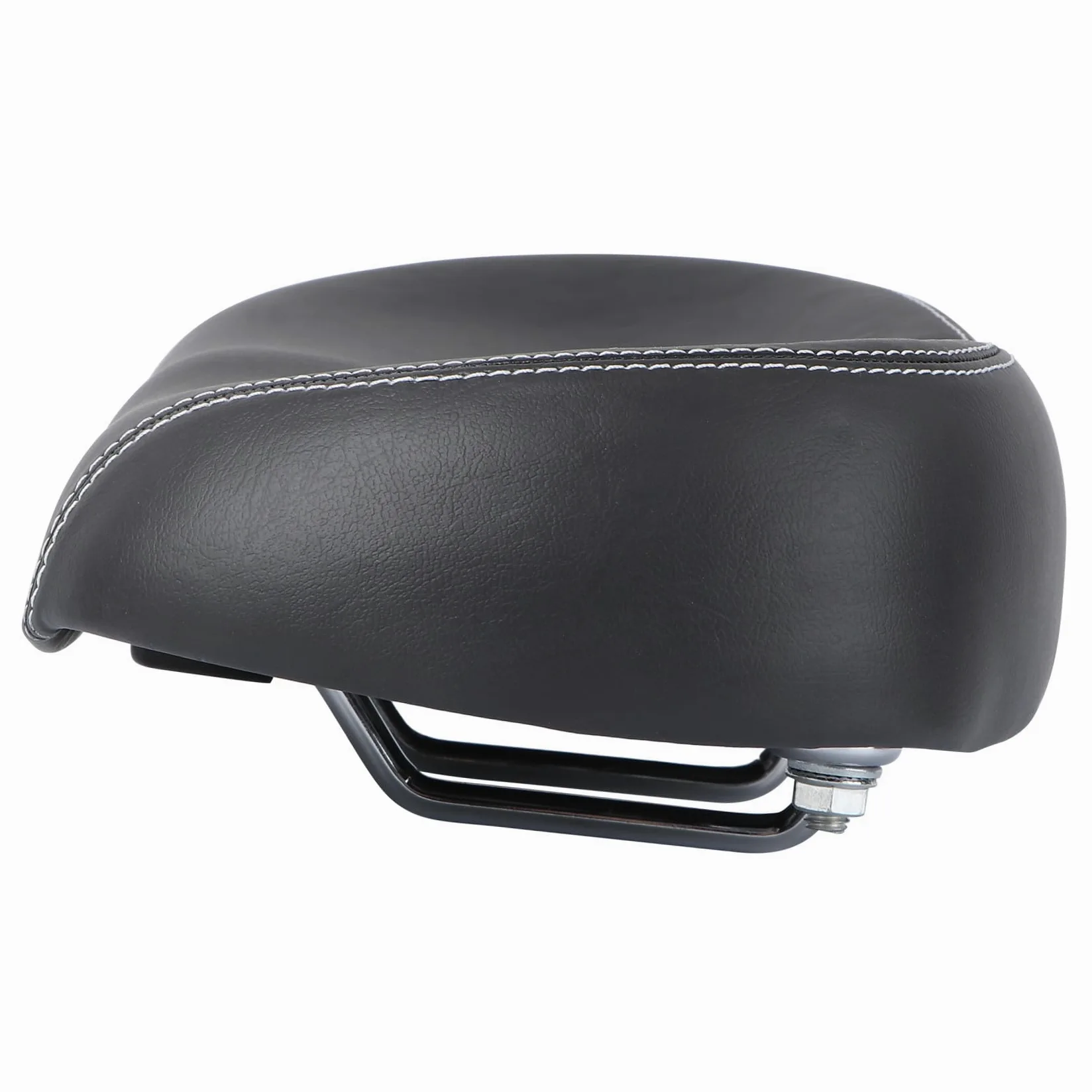 TOYANDONA Sillín de Bicicleta Ergonómico Absorbente Sin Nariz Asiento De Bicicleta Acolchado Ligero Con Absorción De Golpes Negro Cómodo Para Niños Niñas Bicicleta De Montaña Fácil Montaje Sillín