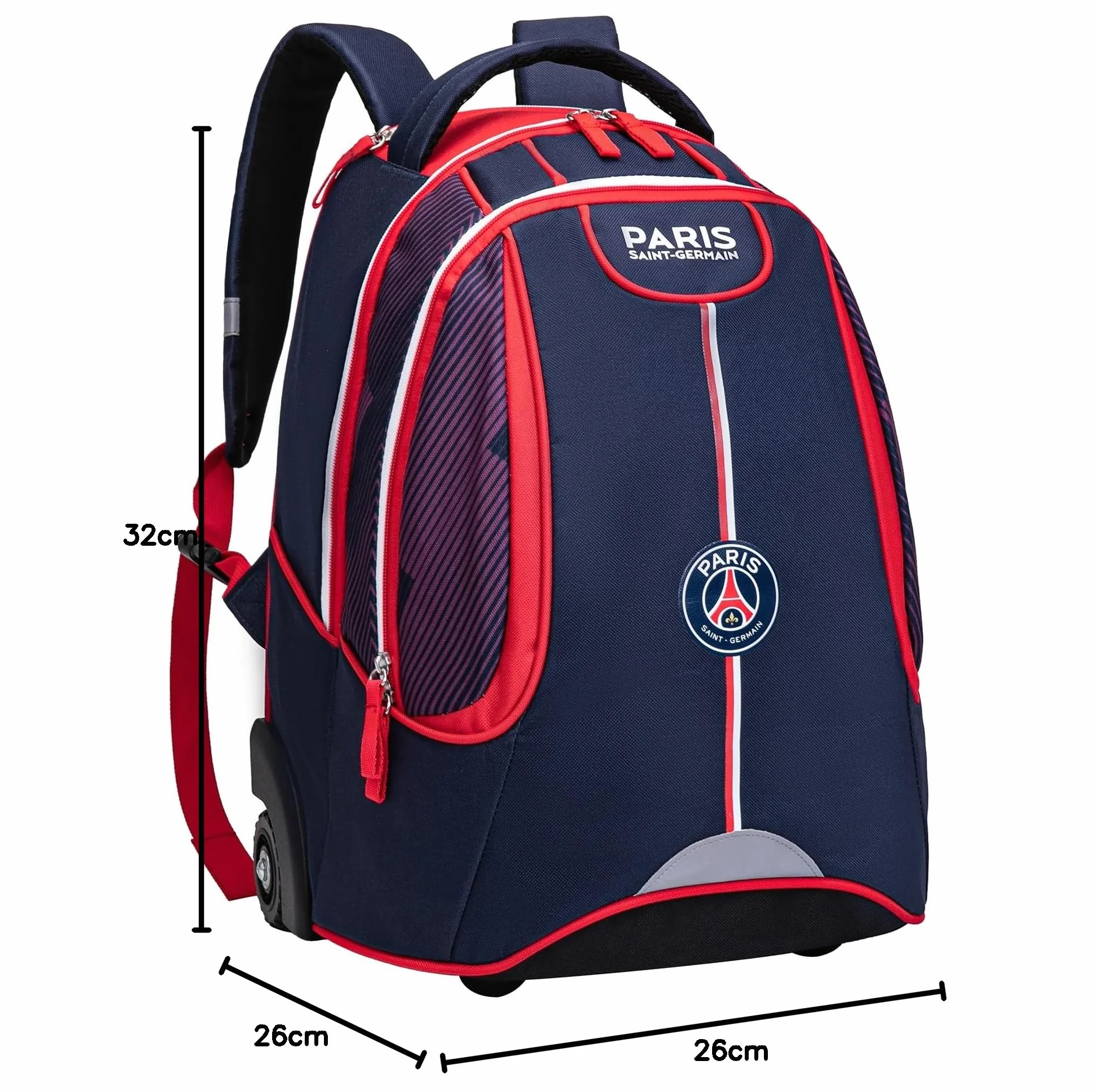 PSG Mochila con ruedas de colección oficial del París Saint Germain