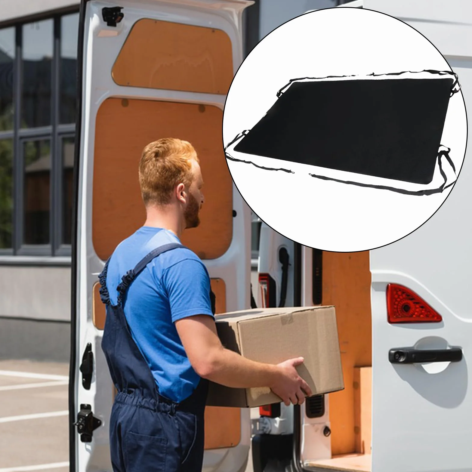 Toldo para Puerta Trasera de Furgoneta,Cubierta de Sombra Solar para Camión | Protector Impermeable Trasero para Acampada Picnic Autocaravana Playa Exteriores