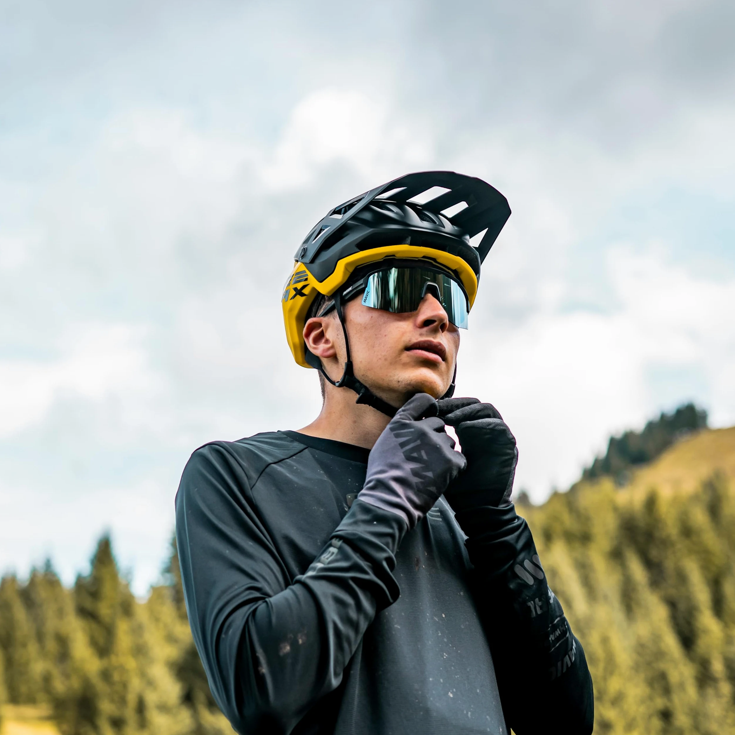 MAVIC DeeMax Pro MIPS Casco de MTB, Amarillo/Negro, L