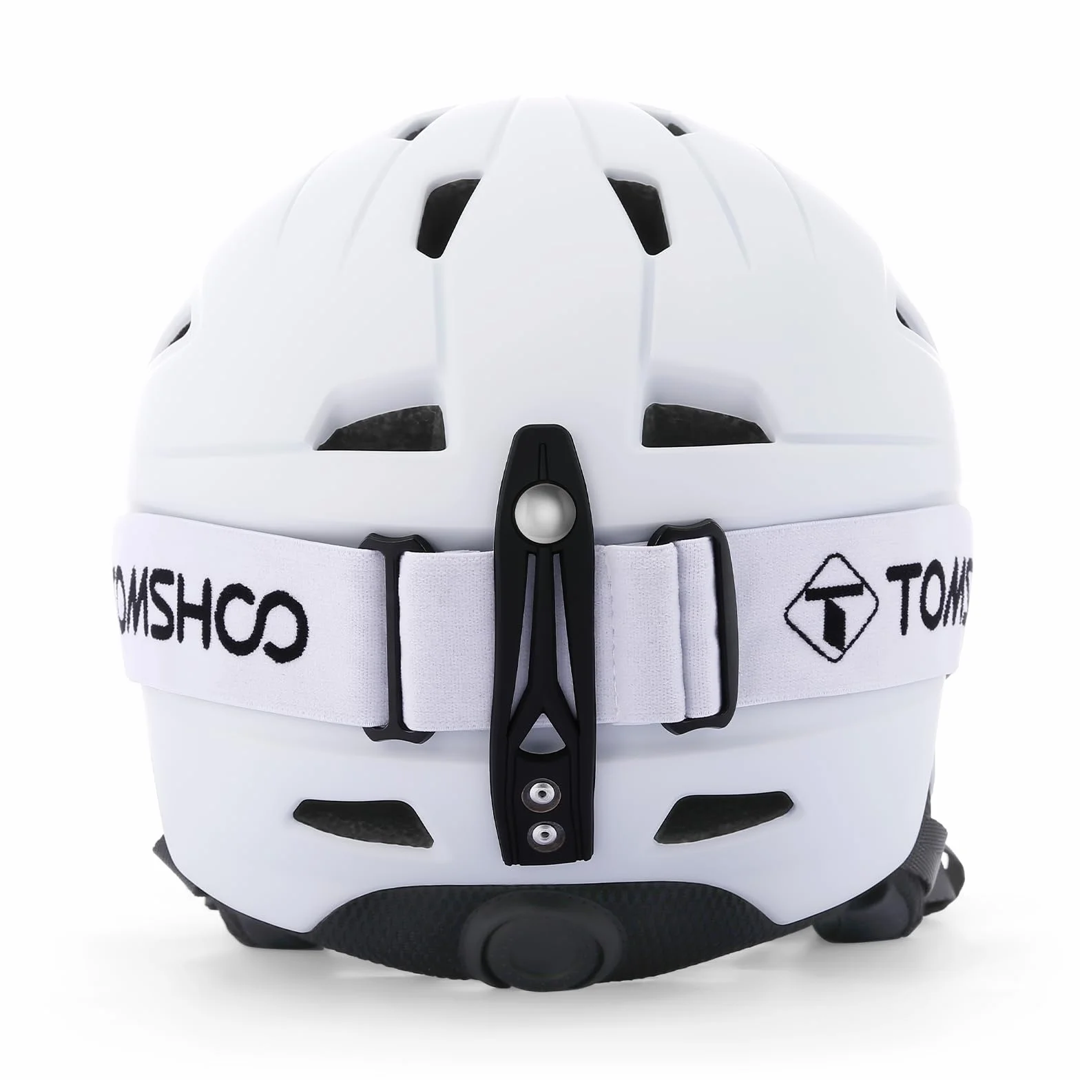 TOMSHOO Casco de Esquí y Gafas de Esquí Set, Orejeras, Ventilación, Forro Extraíble Unisex