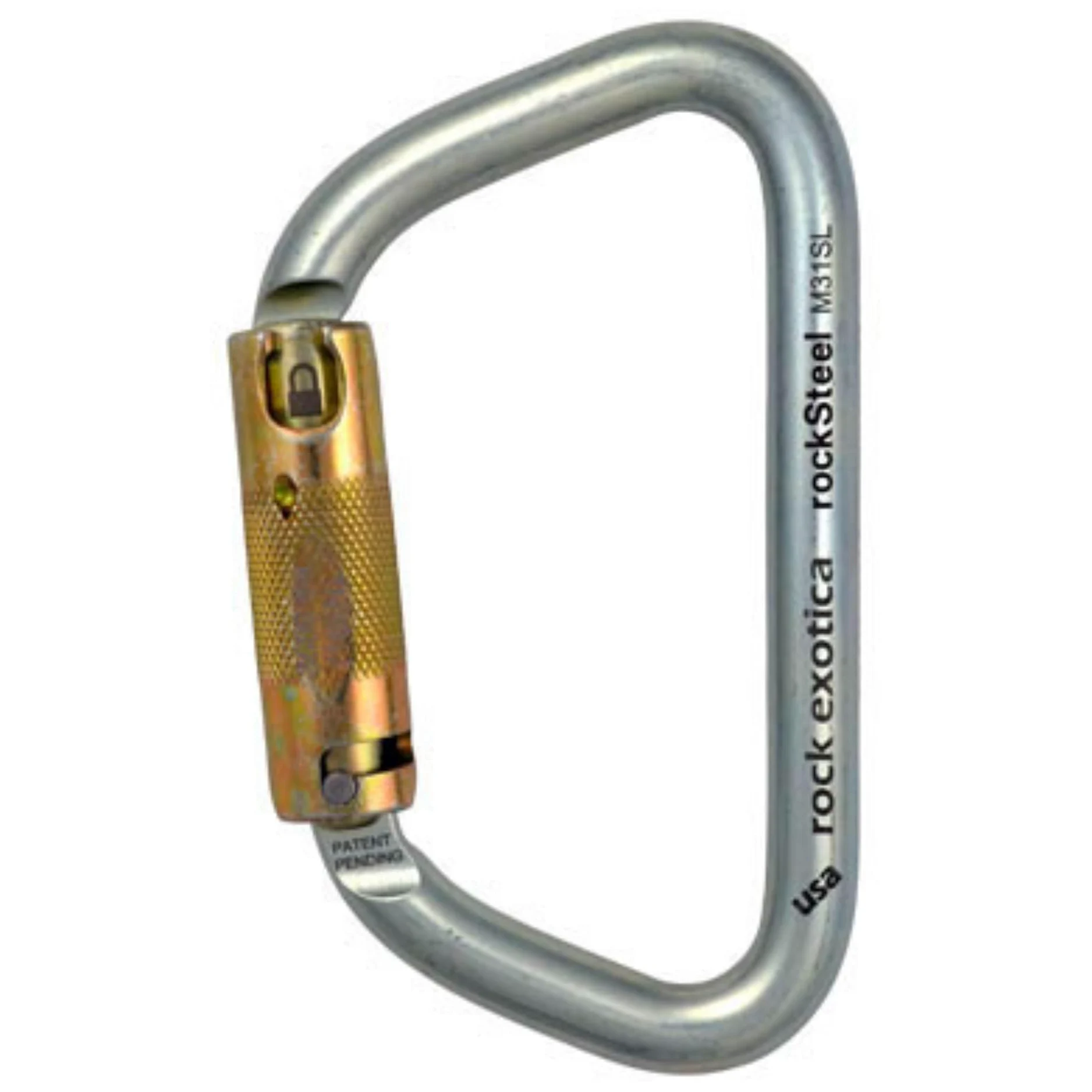 Rock Exotica RockSteel - Mosquetón de bloqueo automático