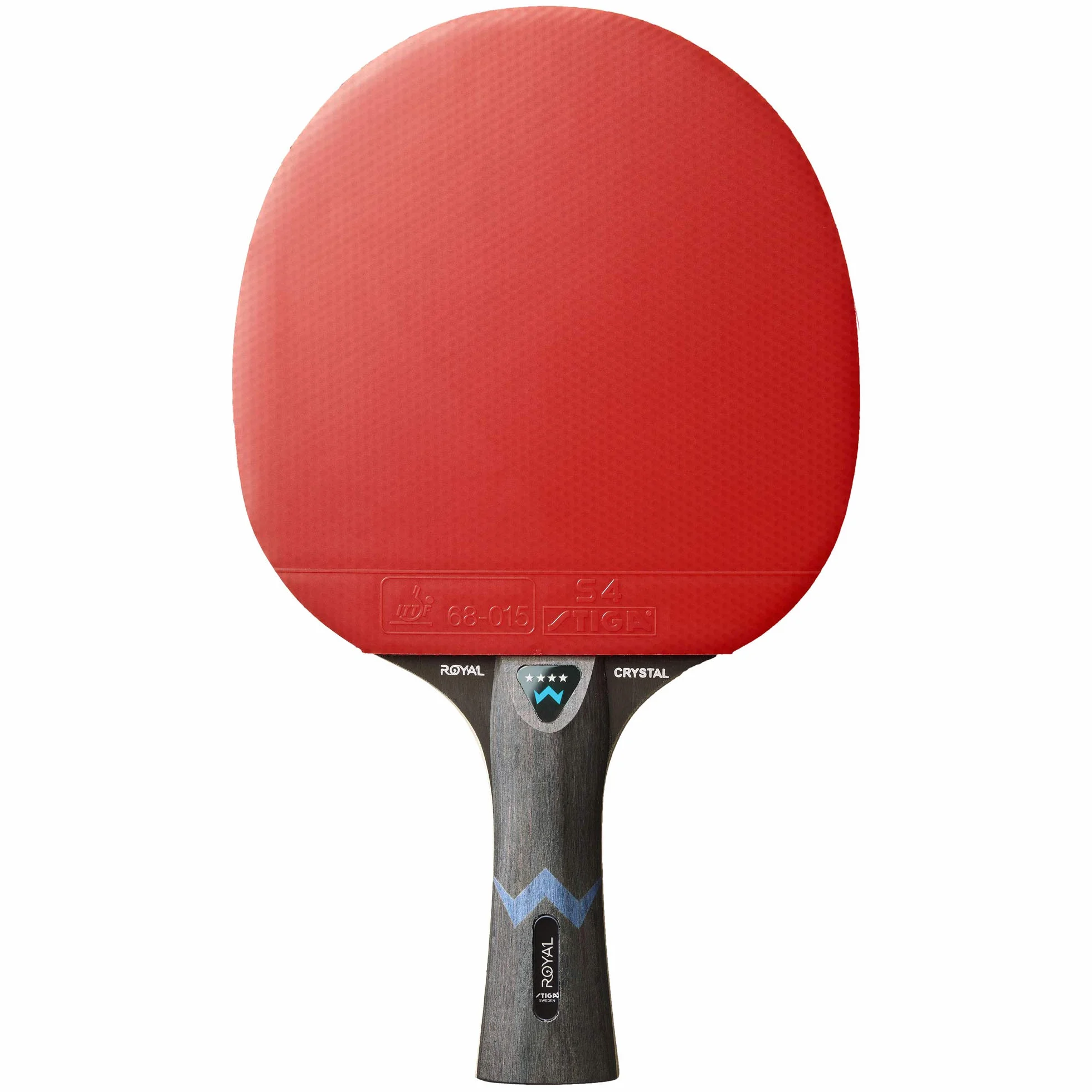 STIGA Royal WRB Table Tennis Racket - 3-Star ITTF Approved, Offensive Paddle with WRB System, 5-Ply Blade, 2.0mm Sponge, Enhanced Speed, Control, and Spin for Skill Development and Game Improvement