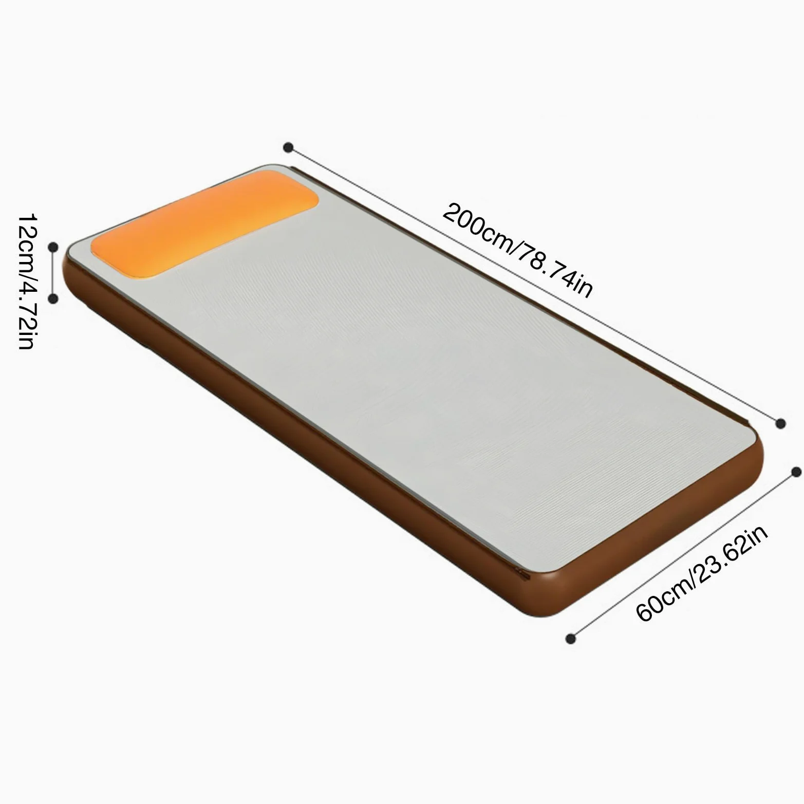 Genérico Colchoneta autoinflable para Camping Colchón cojín Plegable Cama | Colchón Autoinflable Para Camping Equipo De Viaje Portátil Plegable Para Coche Camión SUV Furgoneta Autocaravana Playa Y
