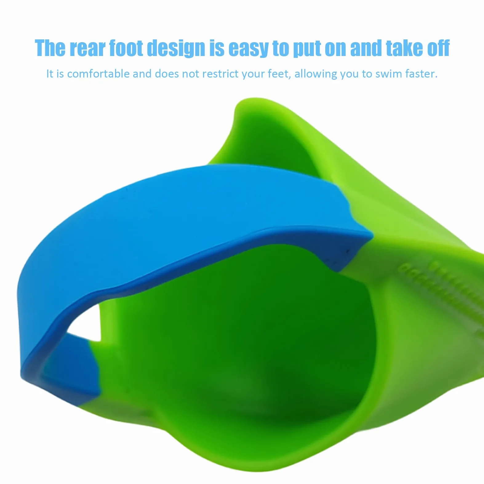 Aletas De Pesa,Aletas De Silicona Corto Y Portátil | Zapatillas De Entrenamiento De Natación - Adecuado Para Hombres Y Mujeres Para Uso En Piscina, En El Mar, Buceo, Buceo, Buceo, Natación Y